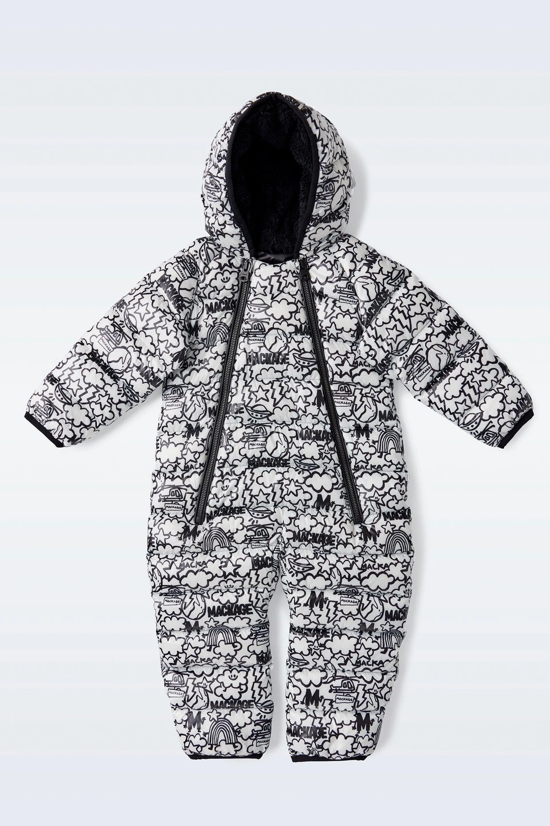 BAMBI-ML Recycled washable down snowsuit for babies (3-24 months)