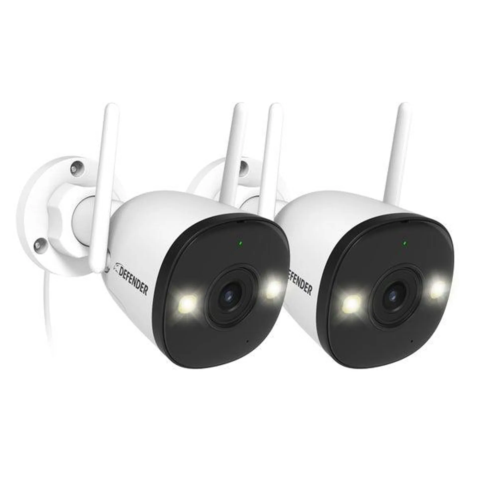 Defender AI POWERED 4K Guard Pro Wi-Fi Plug-in Power Security Cameras