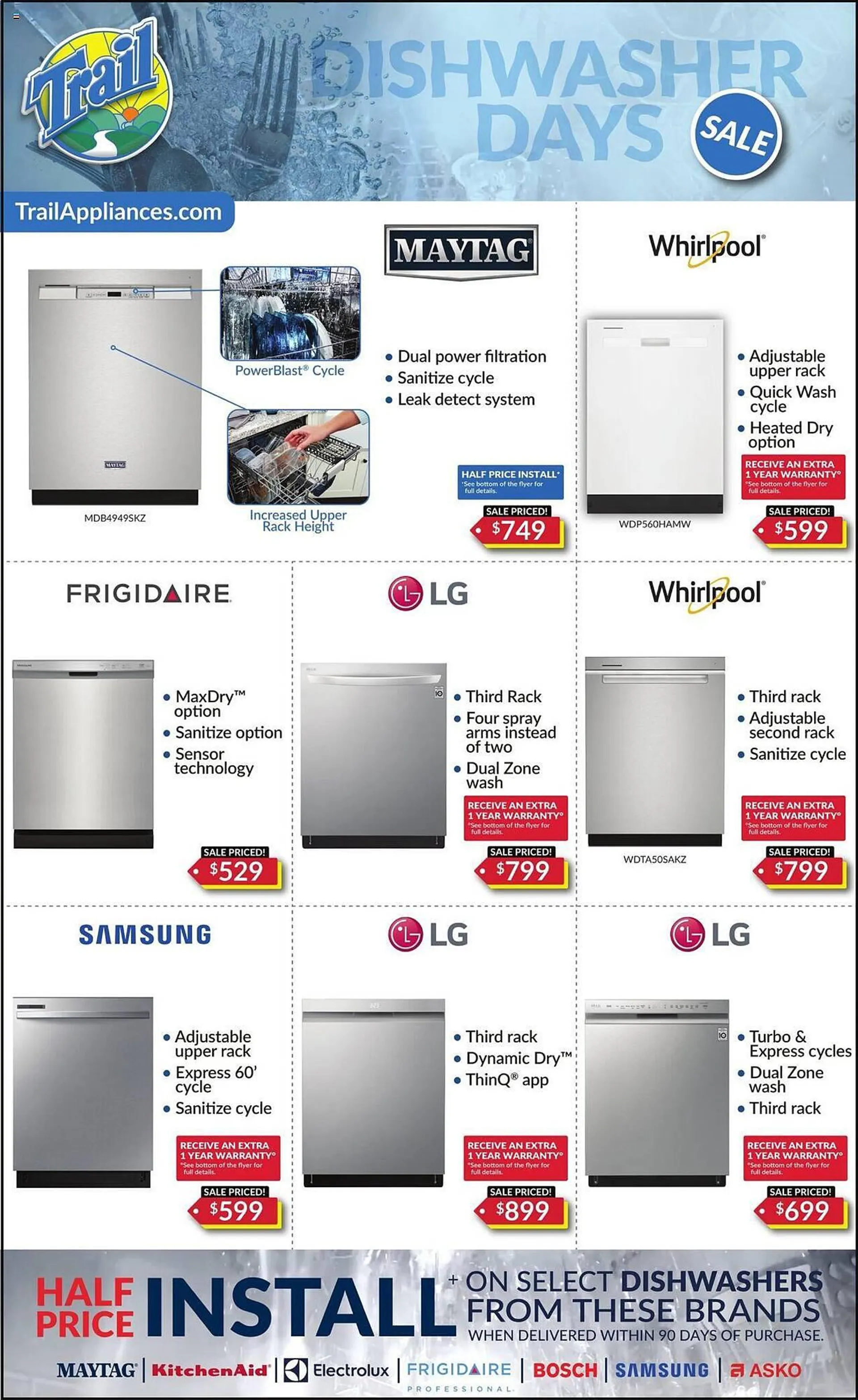 Trail Appliances flyer from February 22 to February 25 2024 - flyer page 