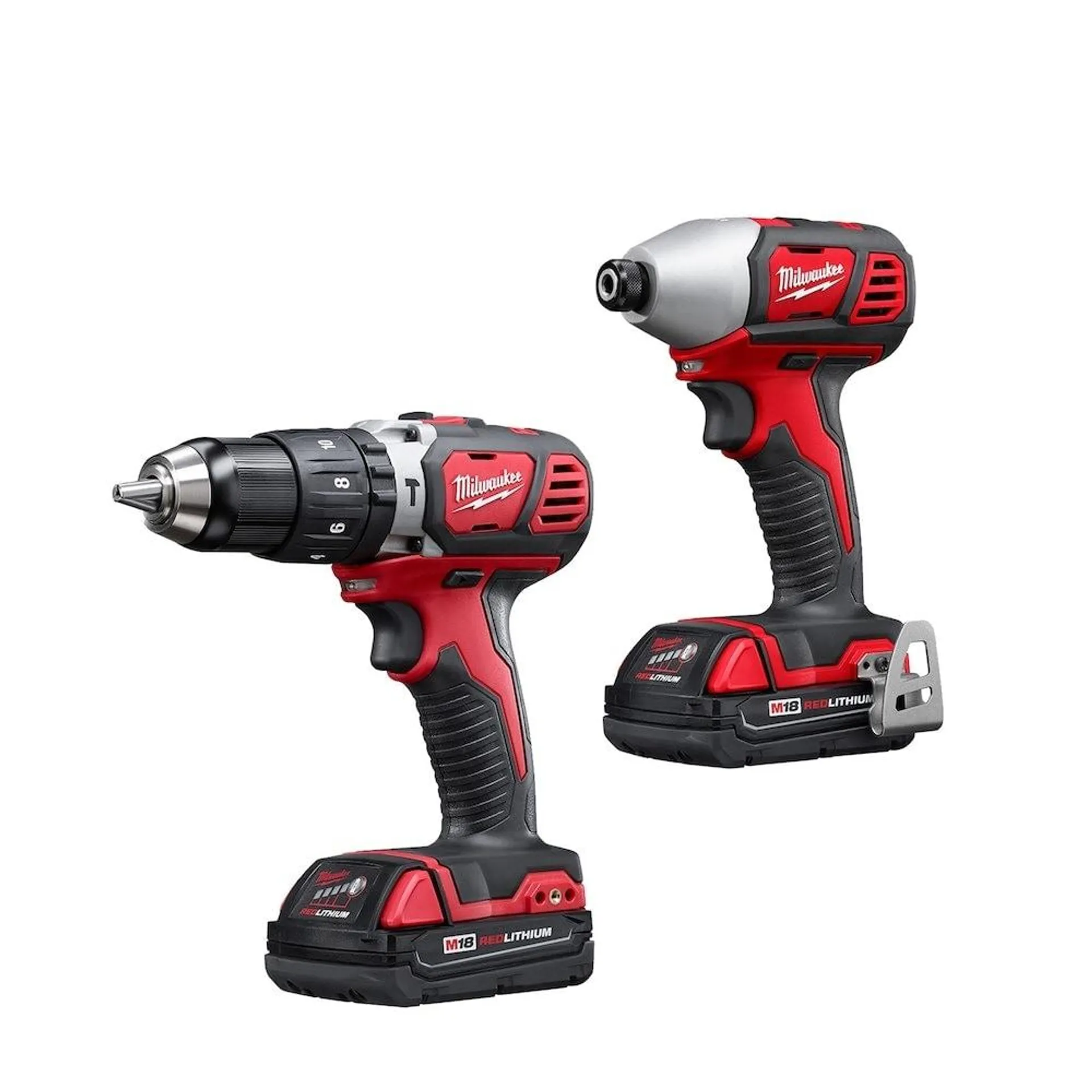 M18 18V Lithium-Ion Cordless Hammer Drill/Impact Driver Combo Kit (2-Tool) w/ (2) 1.5Ah Batteries