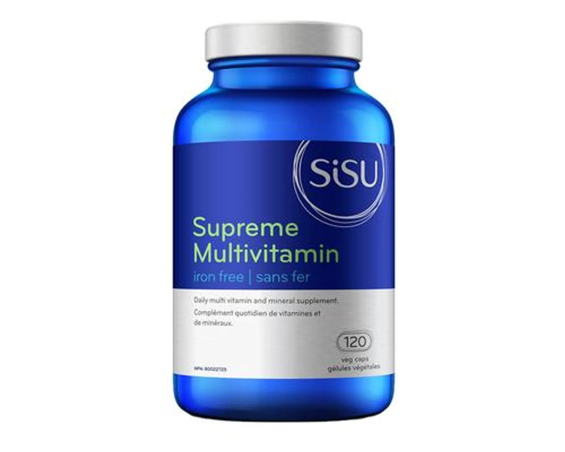 Sisu Supreme Multivitamin Iron Free 120 Veggie Caps