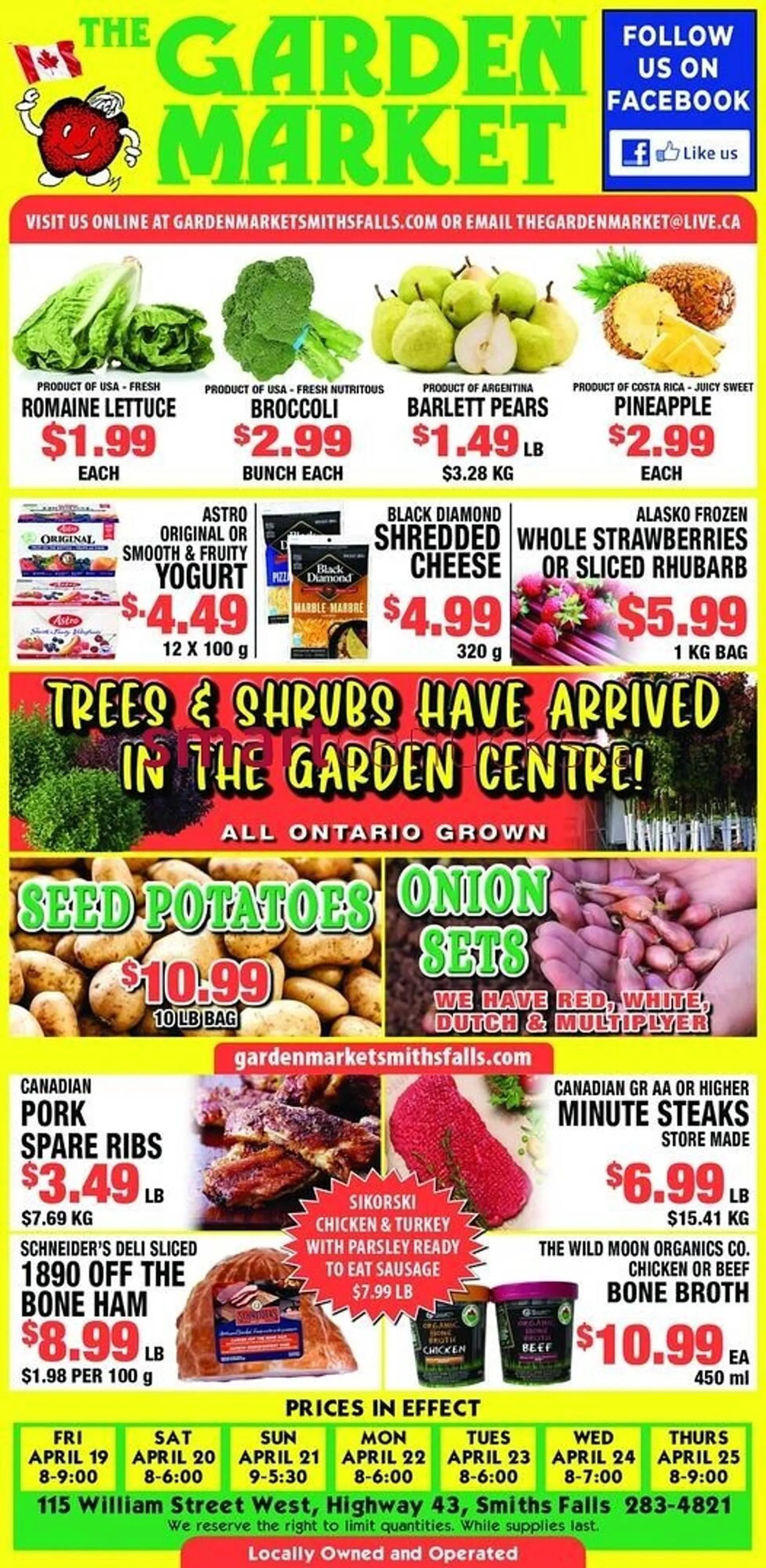 The Garden Market flyer - 1