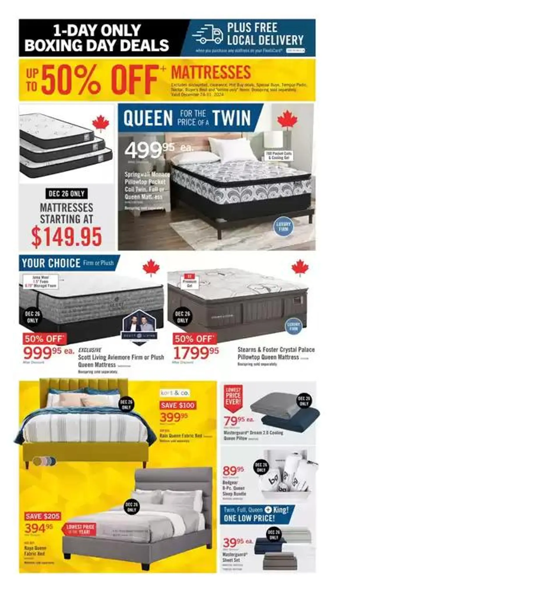 Brick Mattress Store from December 24 to December 31 2024 - flyer page 3