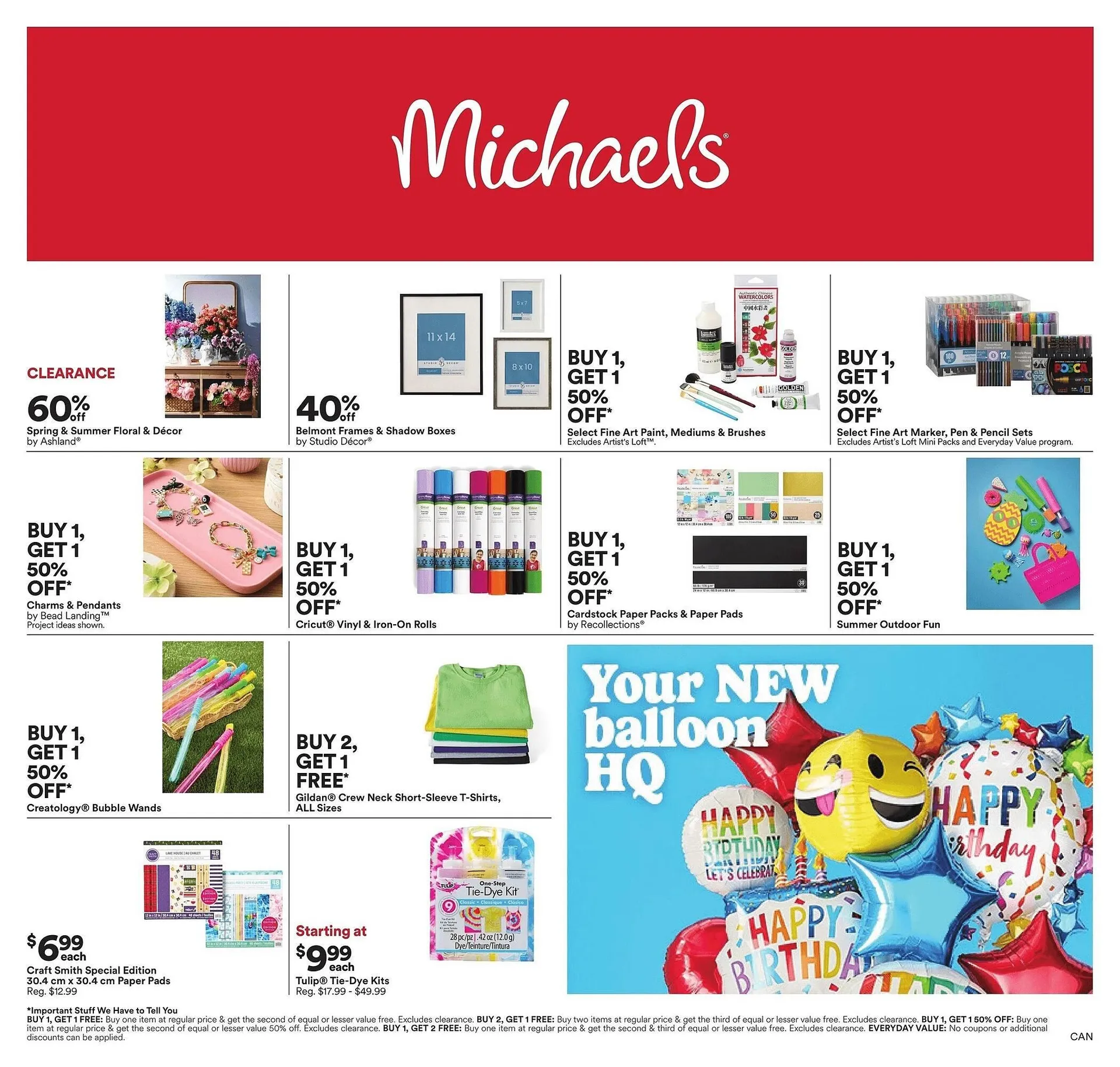 Michaels flyer from June 27 to July 1 2025 - flyer page 1