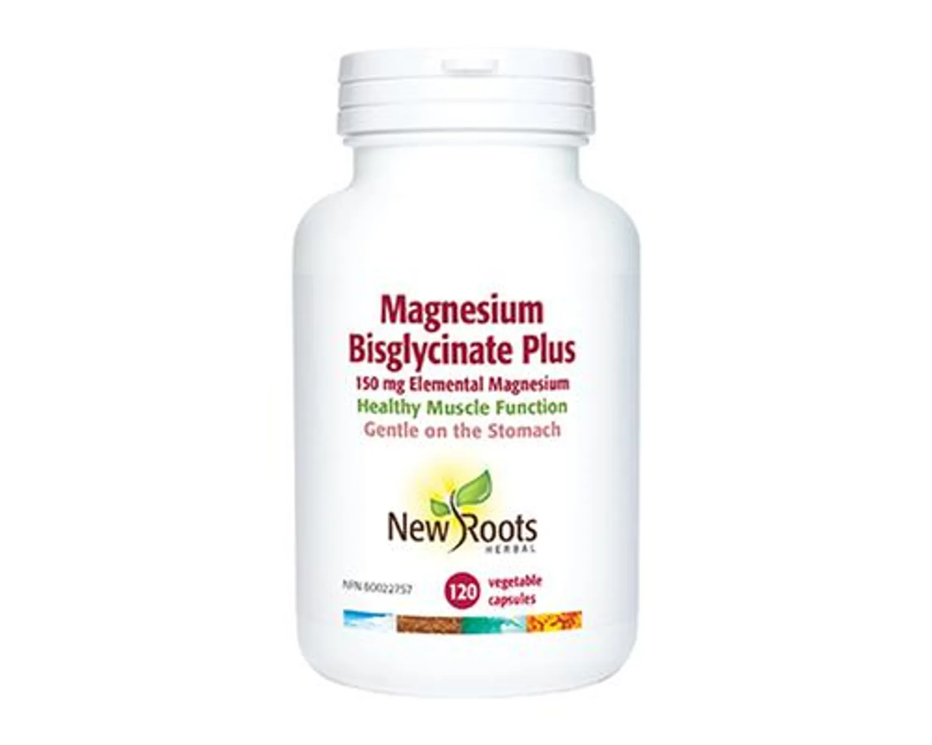 New Roots Magnesium Bisglycinate Plus 120 Veggie Caps