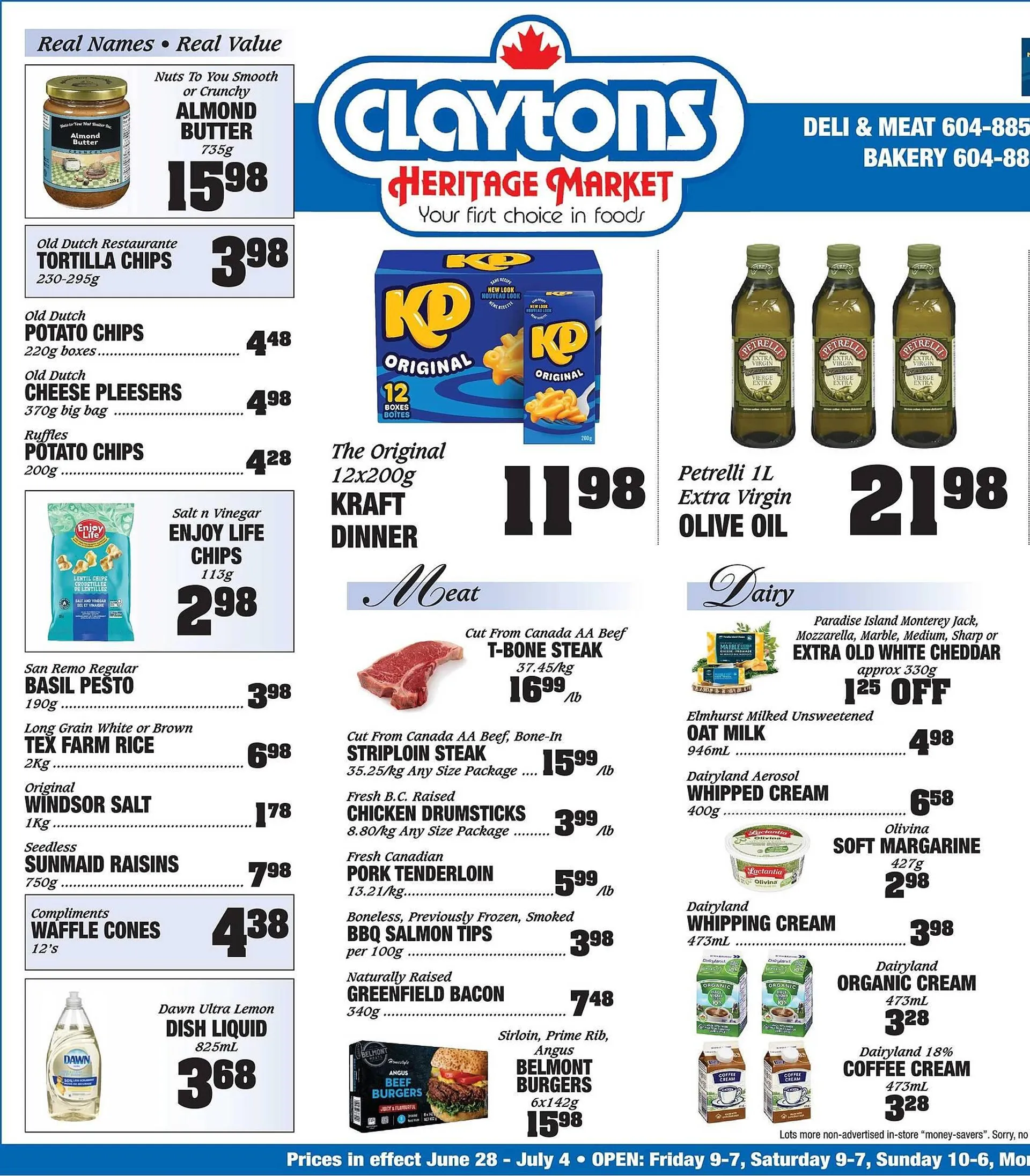 Claytons Heritage Market flyer - 1