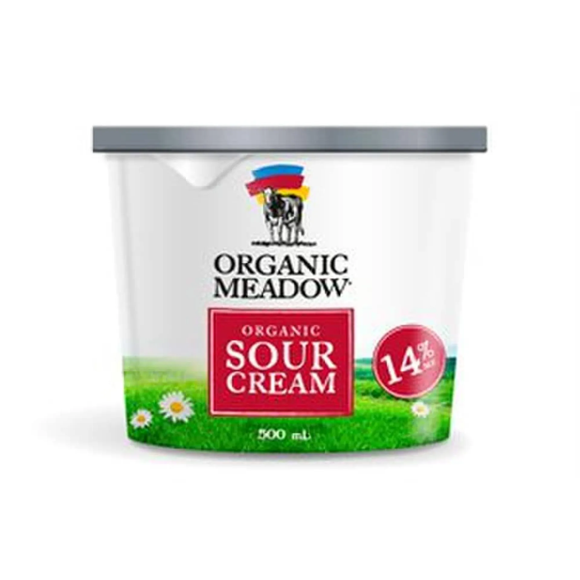 Organic Meadow Sour Cream 14% Org 500 ml