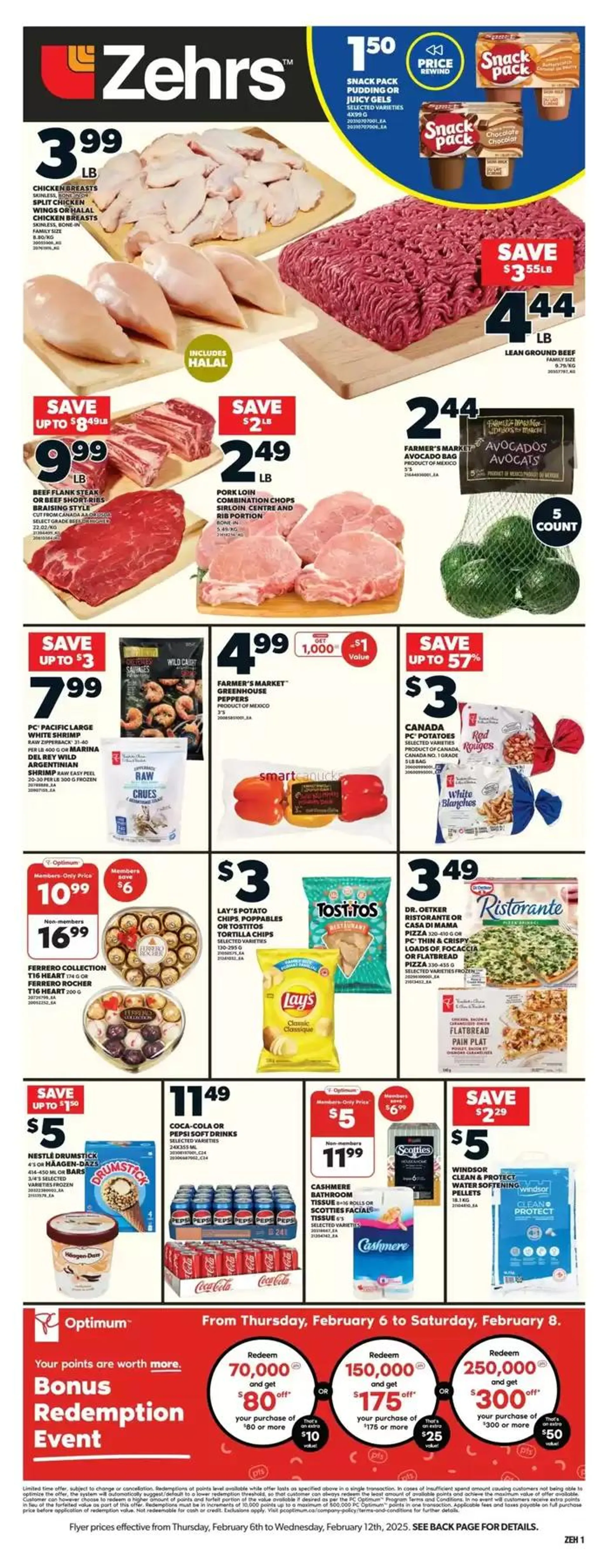 Zehrs Markets weeky flyer from February 6 to February 12 2025 - flyer page 3