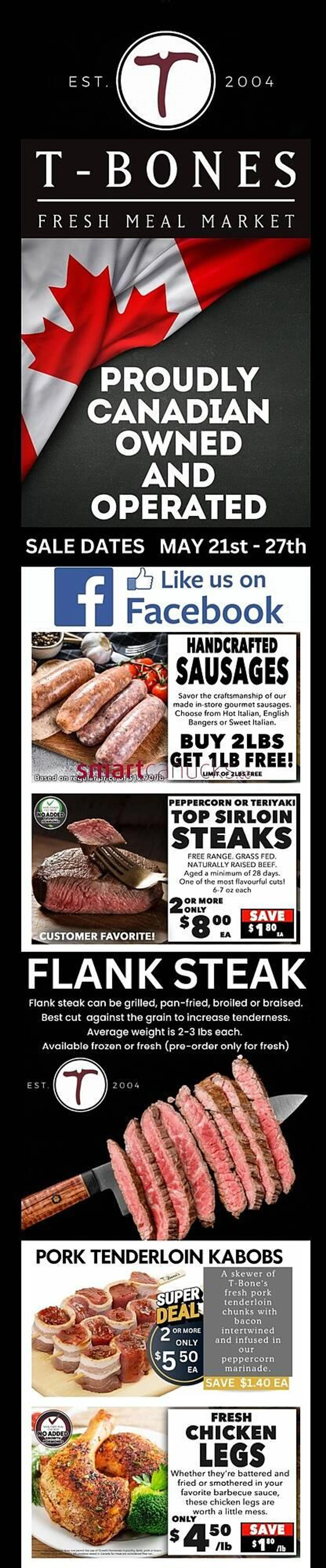 T-Bone's flyer from May 22 to June 11 2025 - flyer page 1