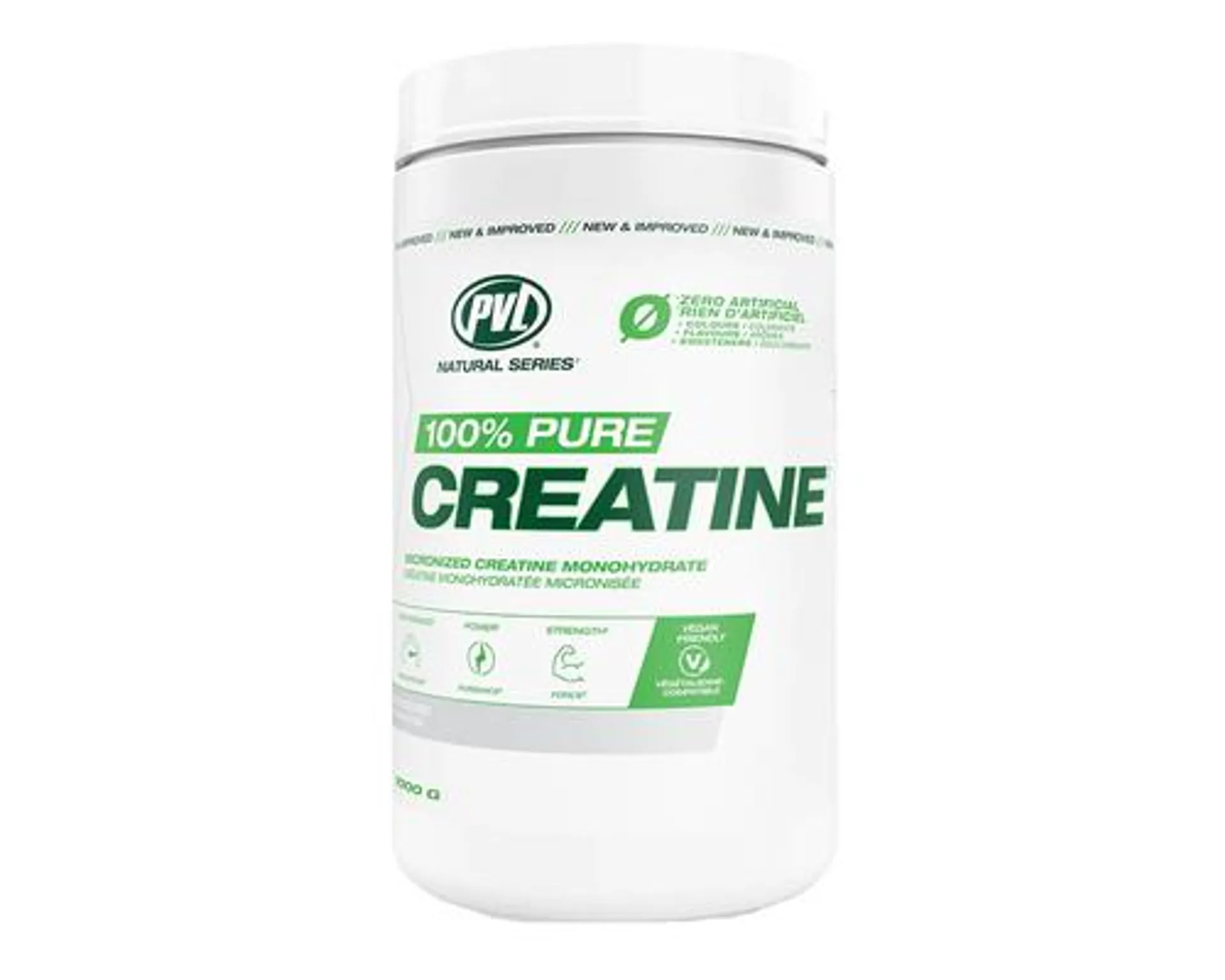 PVL 100% Pure Creatine Unflavoured 1000g