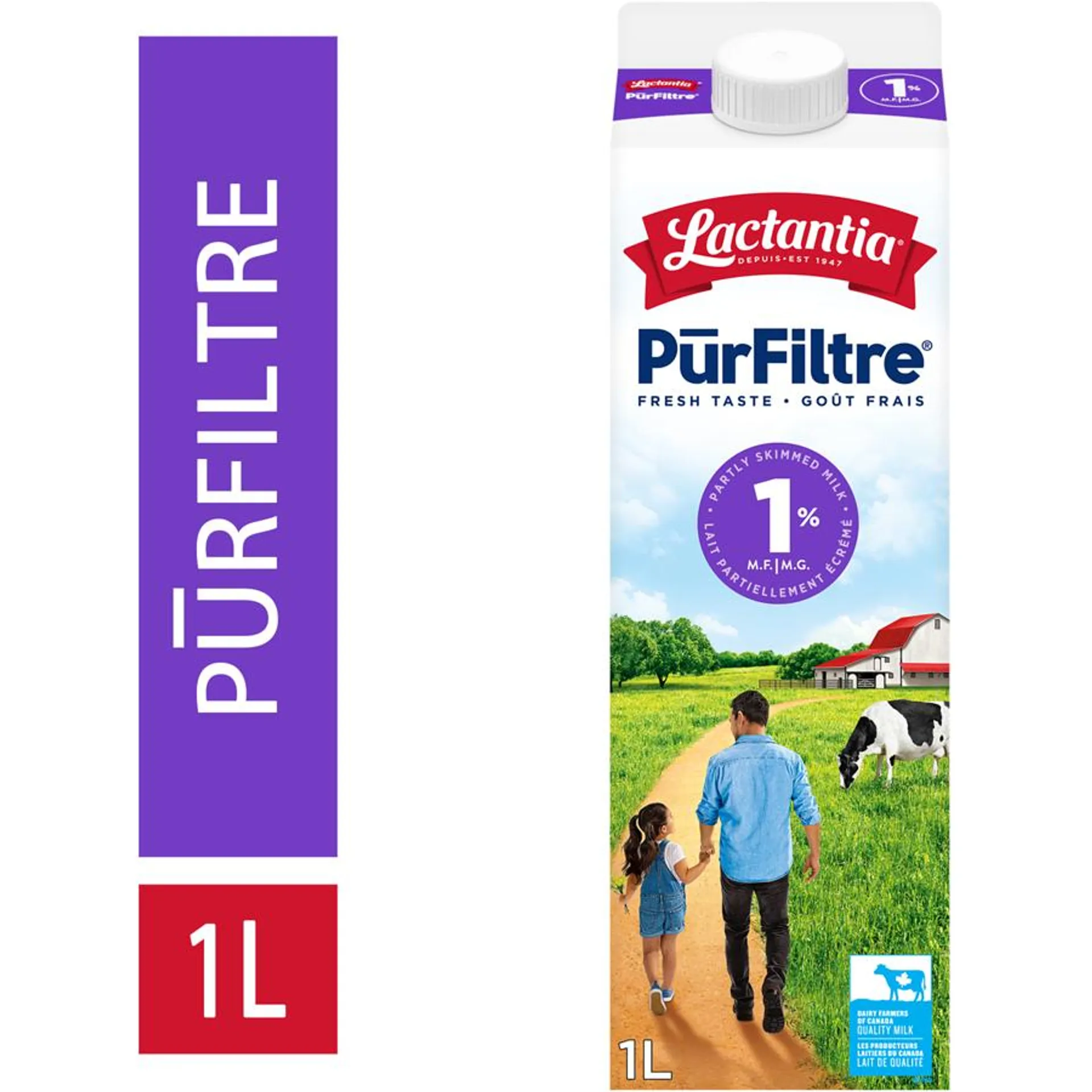 Pūrfiltre Lait Partiellement Écrémé 1%