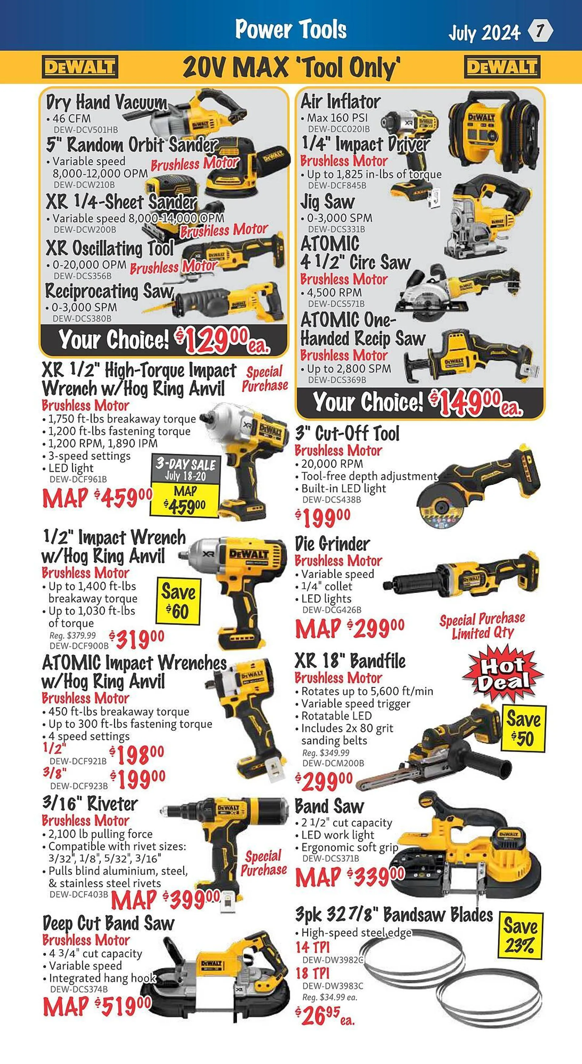 KMS Tools flyer from June 27 to July 31 2024 - flyer page 7