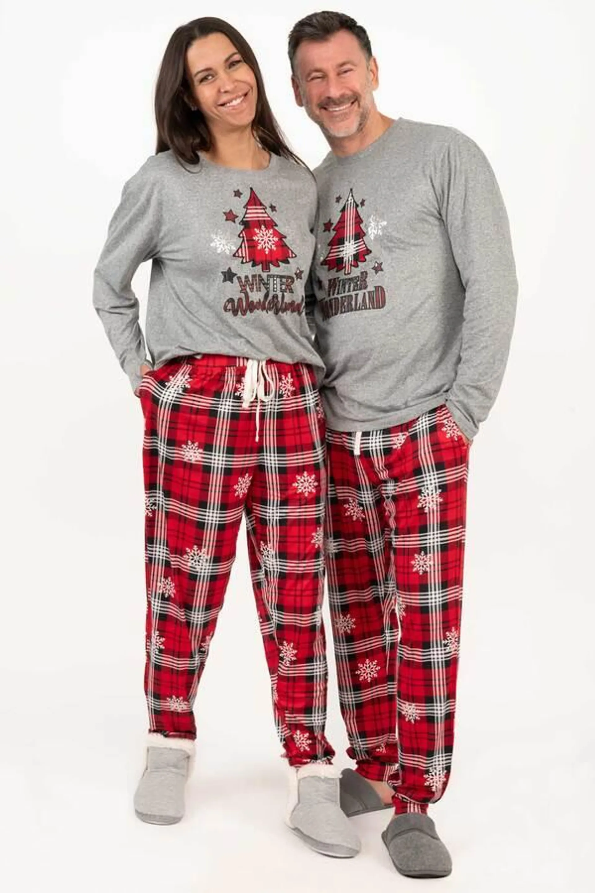 Rêves - His & Hers - Ultra soft, matching PJ set - Winter Wonderland