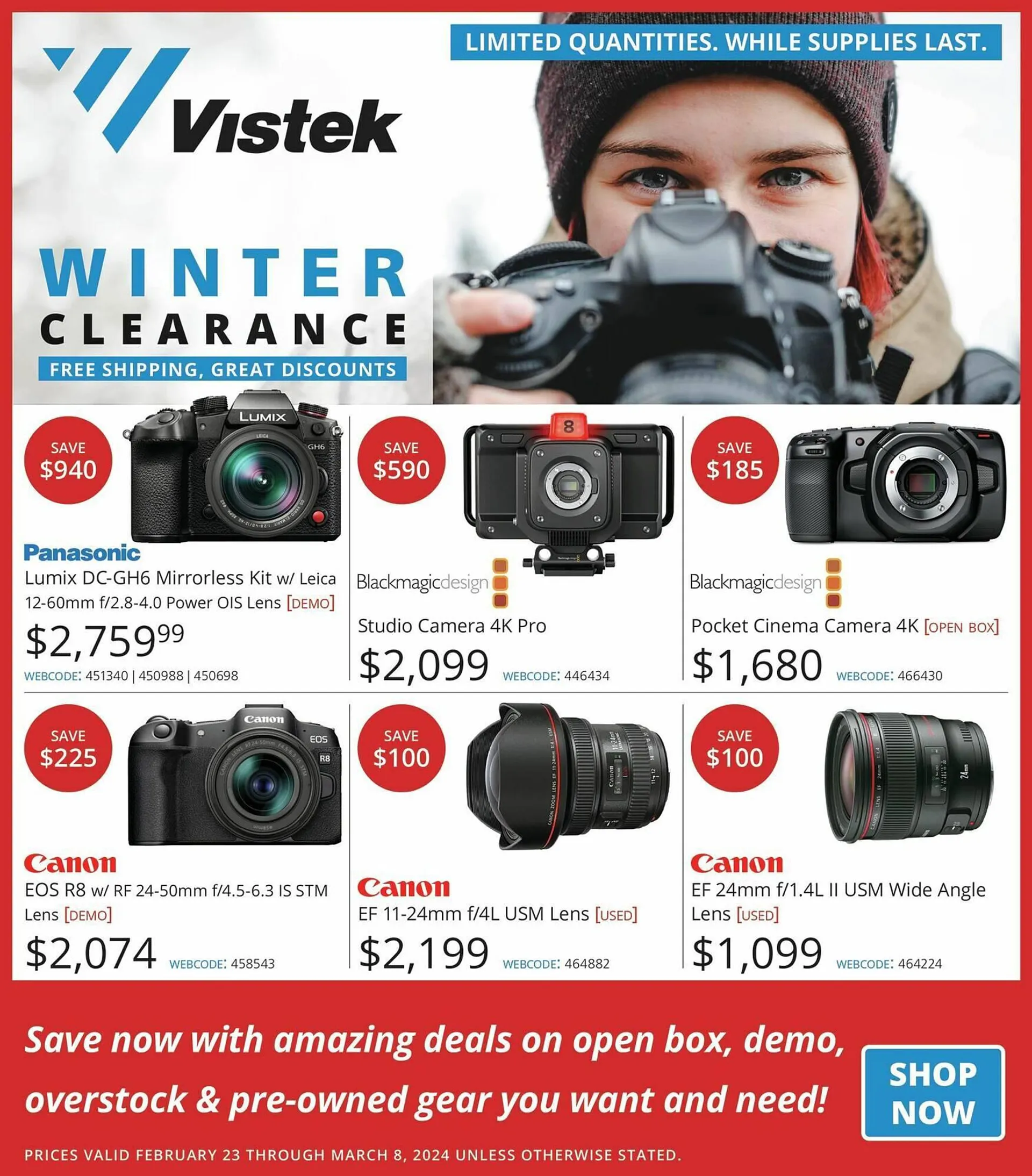 Vistek flyer from February 23 to March 9 2024 - flyer page 