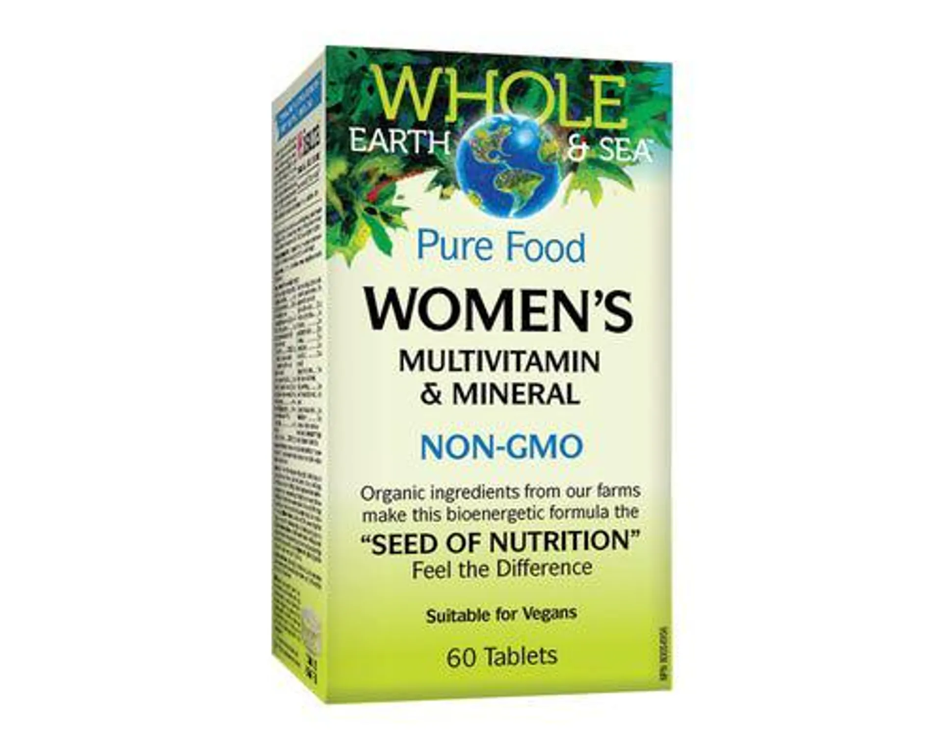 Whole Earth & Sea Women's Multivitamin & Minerals 60 Tablets