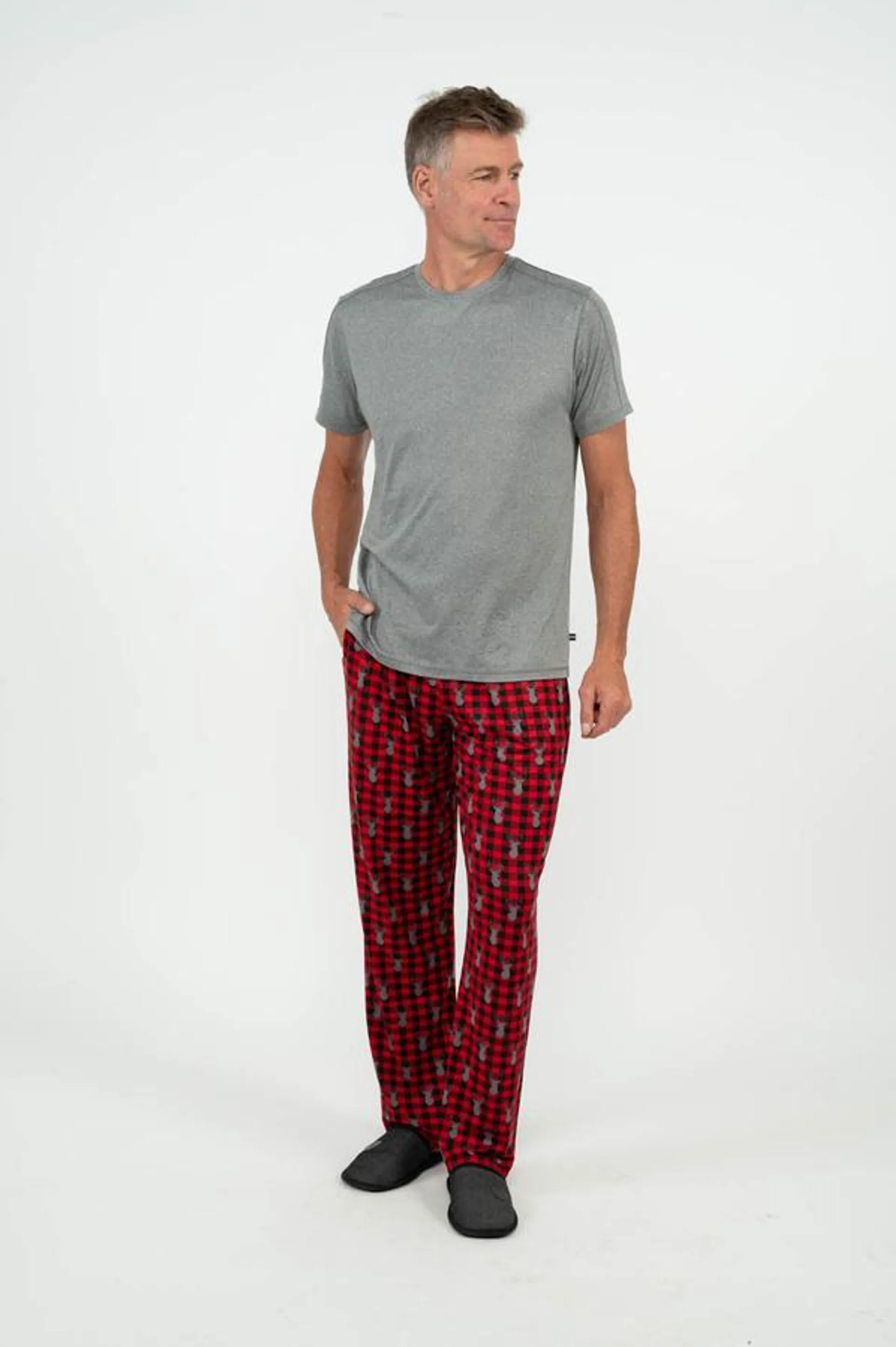 Rêves - Ultra soft PJ pants, Deer head check