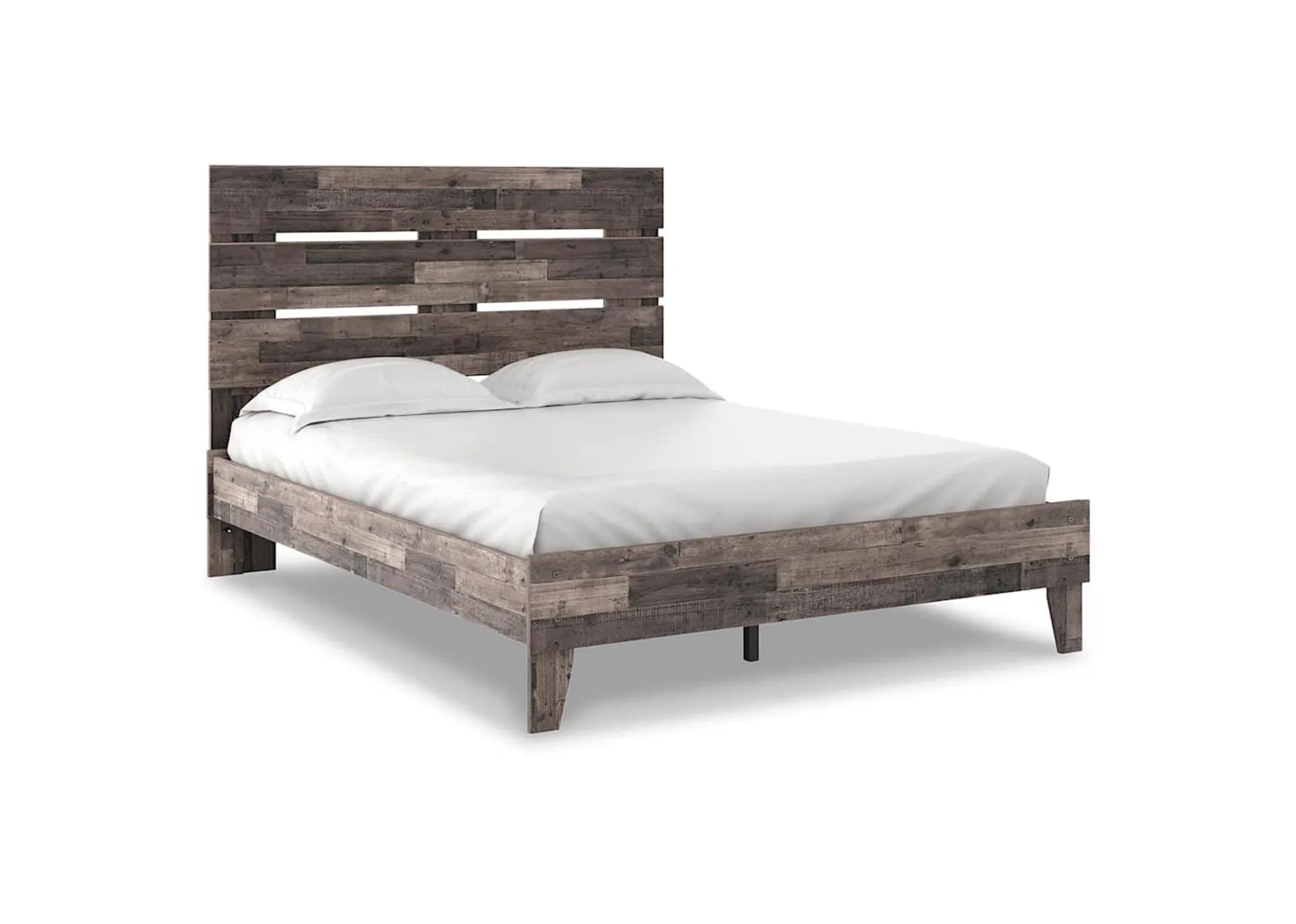 Neilsville Queen Platform Bed - Multi Gray