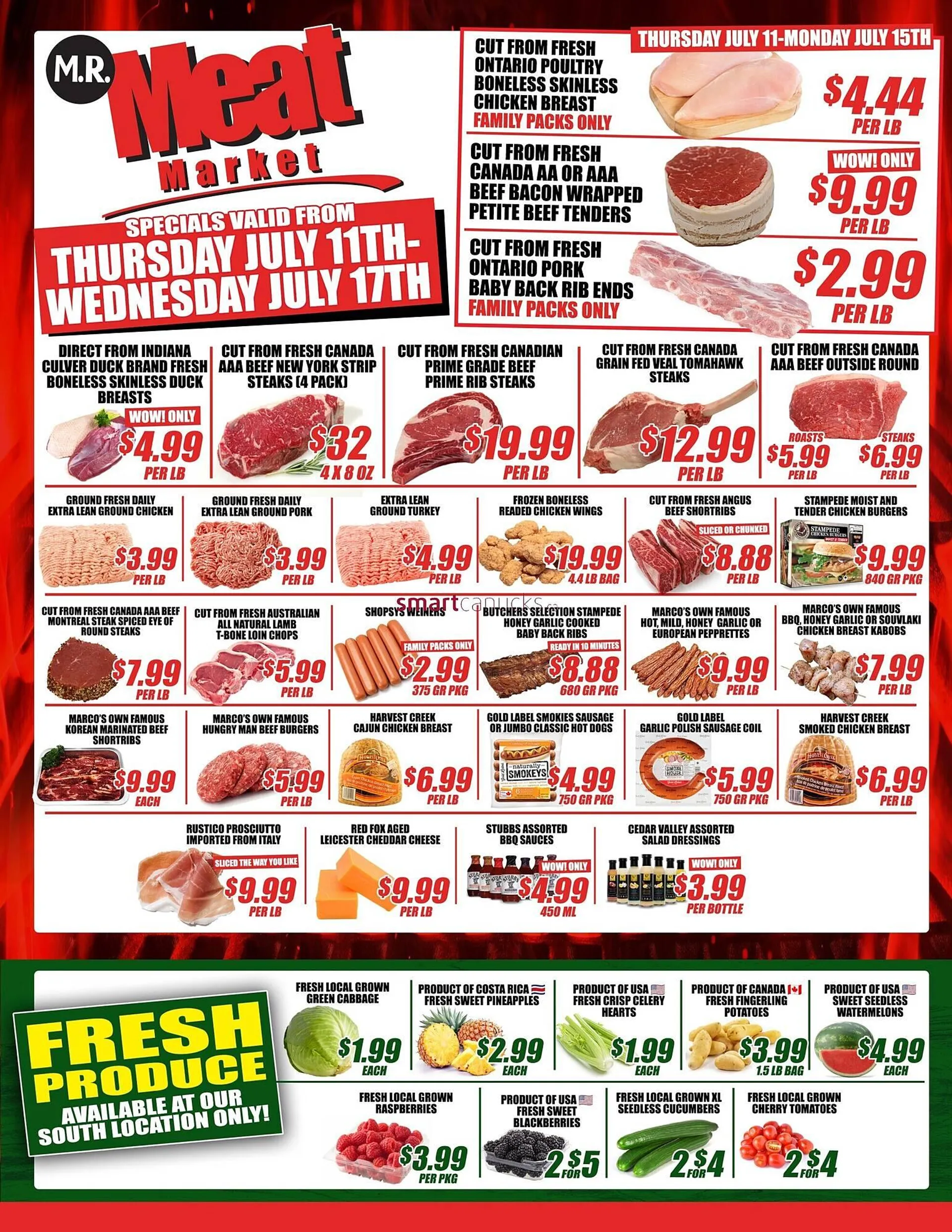 Mr. Meat Market flyer - 1