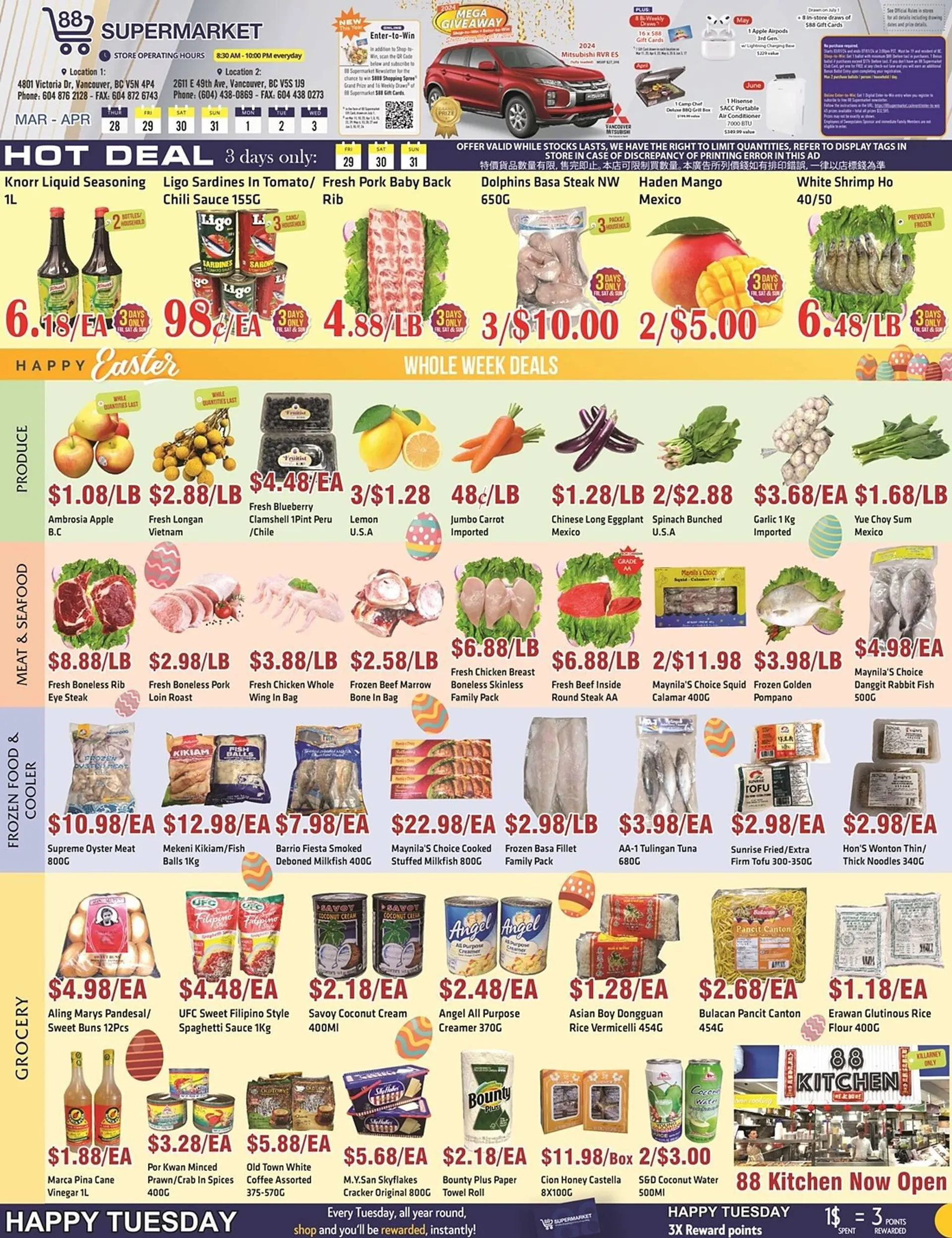 88 Supermarket flyer from March 28 to April 3 2024 - flyer page 