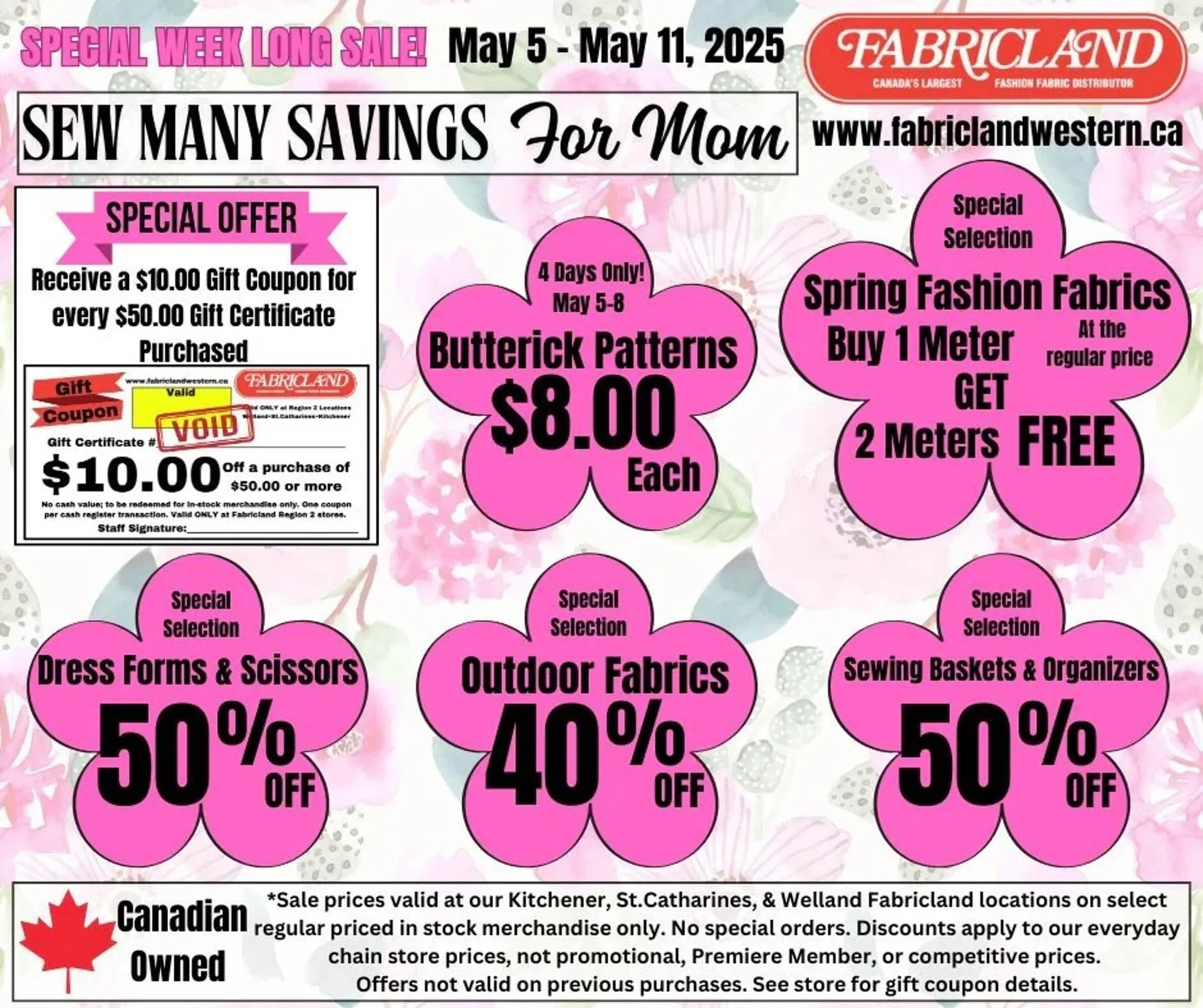 Fabricland flyer - 1
