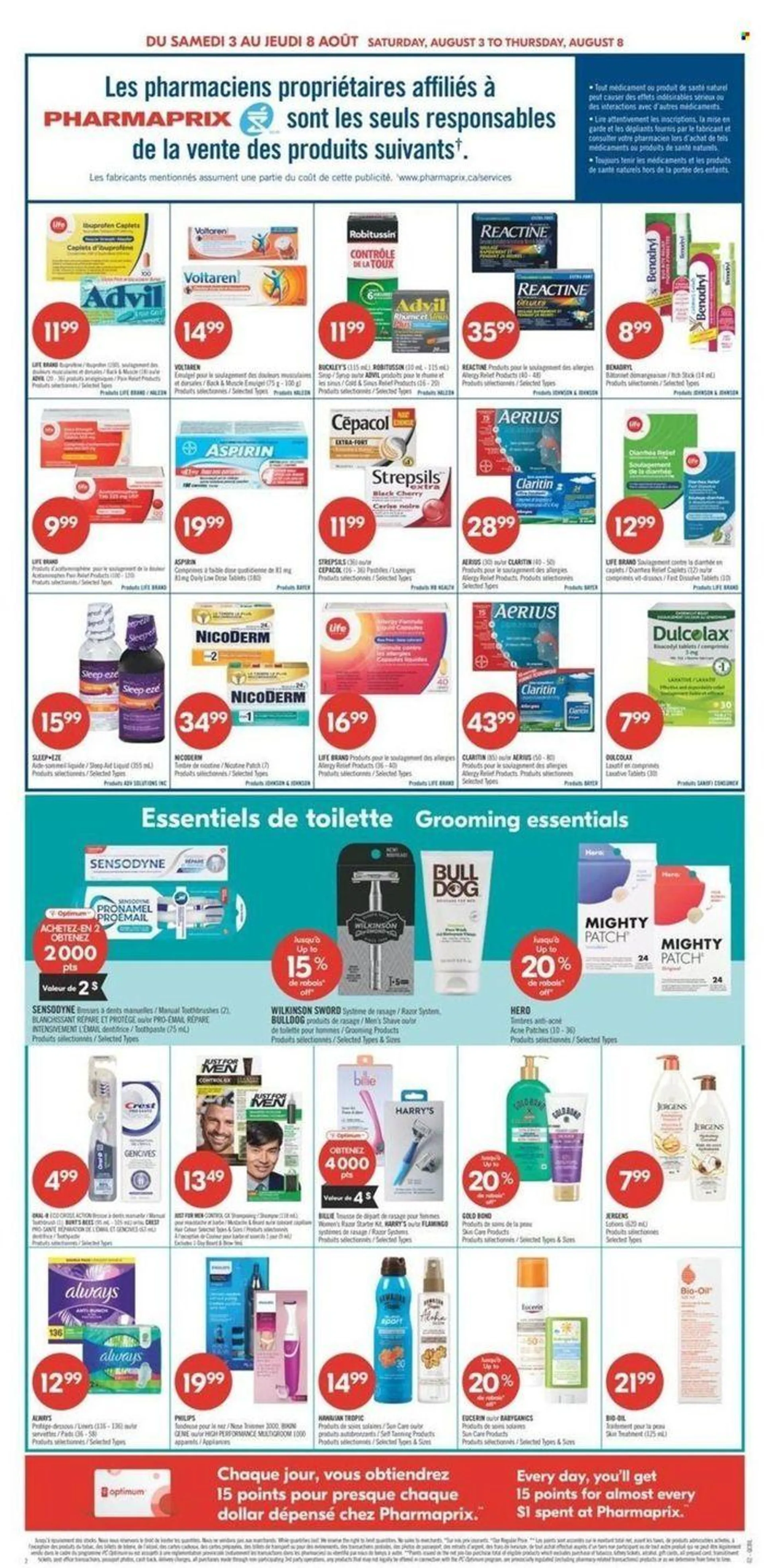 Pharmaprix weekly flyer from August 2 to August 16 2024 - flyer page 6