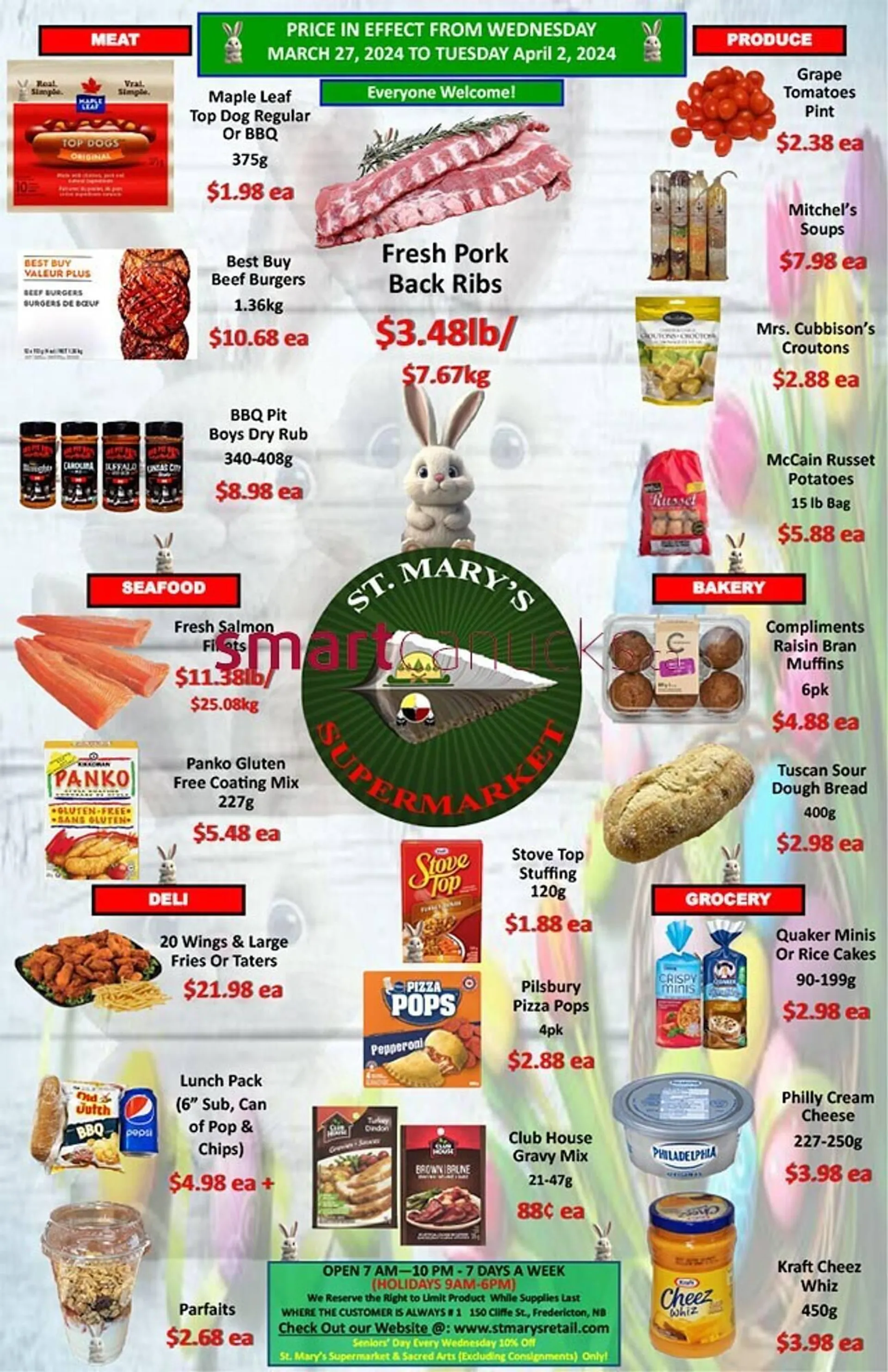 St. Mary's Supermarket flyer from March 27 to April 2 2024 - flyer page 