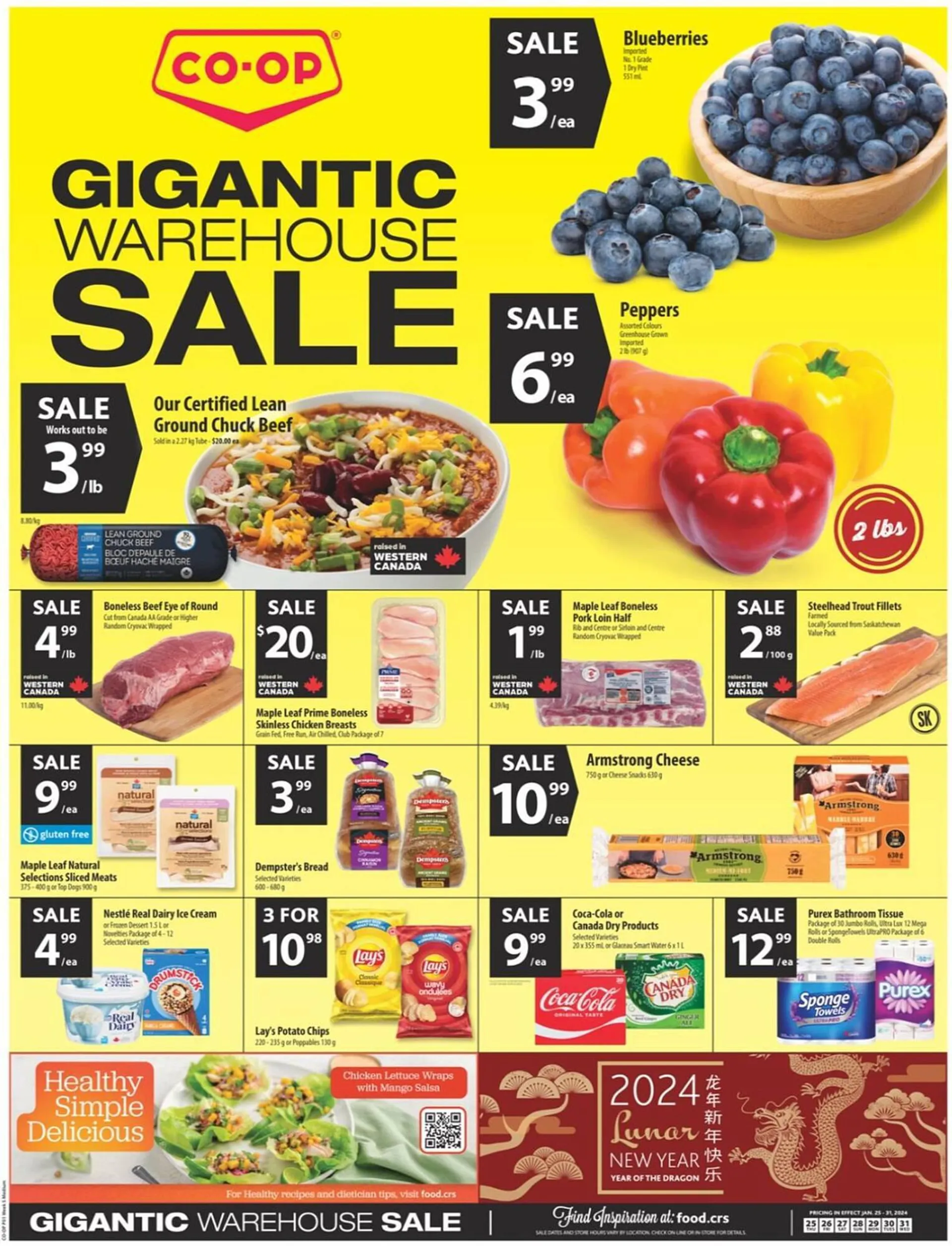 Co-Op Food flyer from January 25 to January 31 2024 - flyer page 1