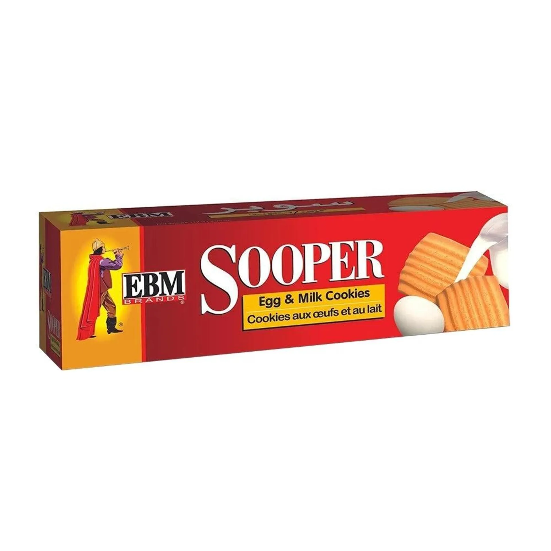 EBM Sooper Egg & Milk Cookies 112g