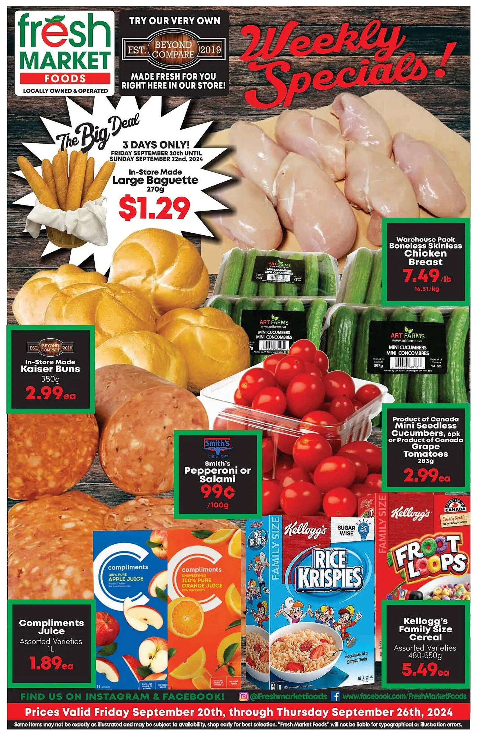 Fresh Market Foods flyer - 1