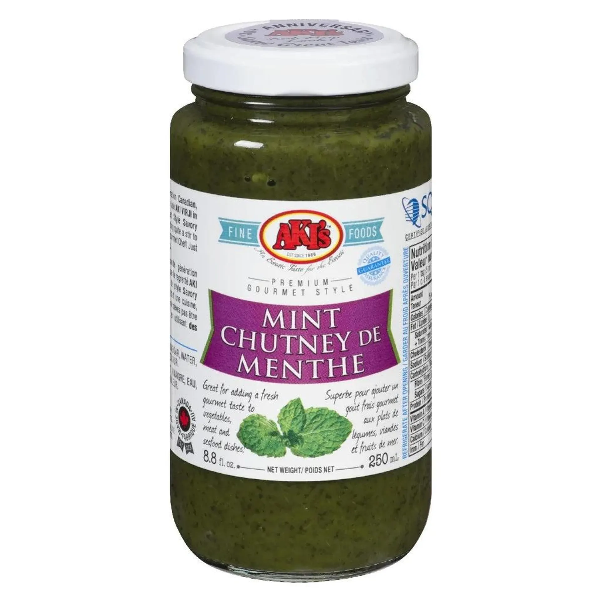 Akis Mint Chutney 250ml