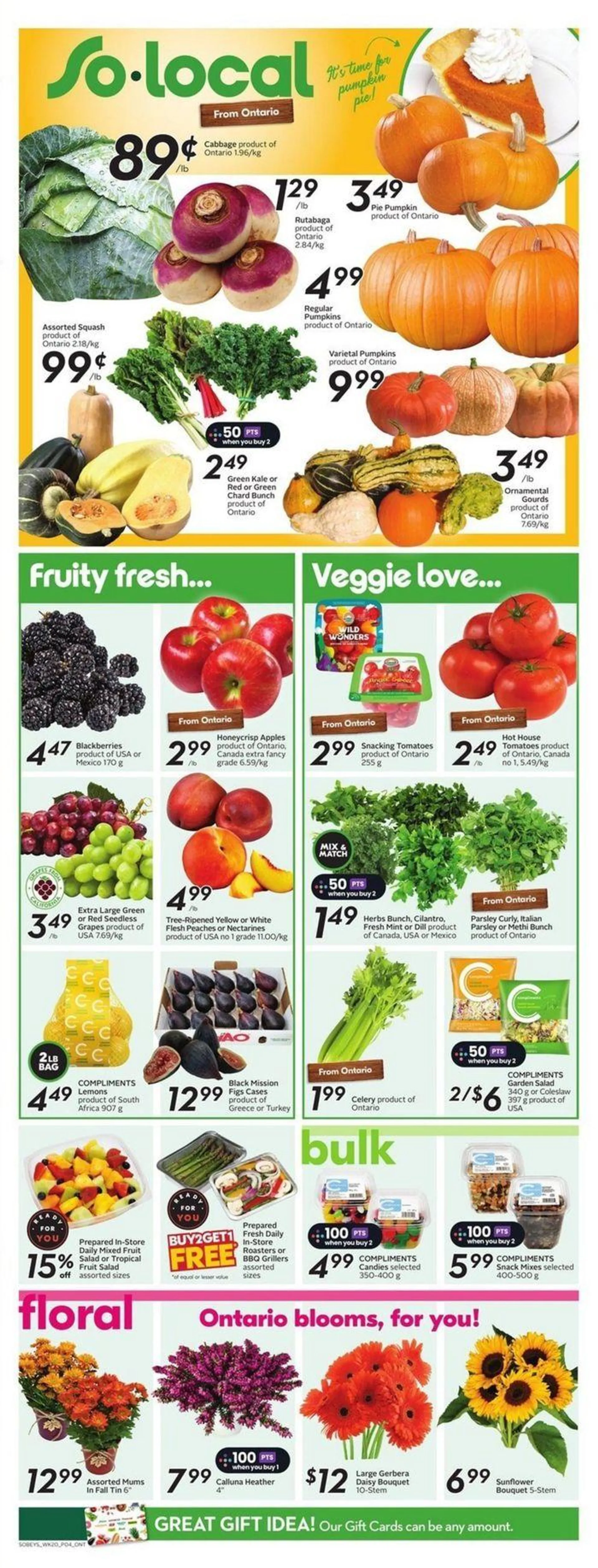 Sobeys Weekly ad from September 12 to September 18 2024 - flyer page 20