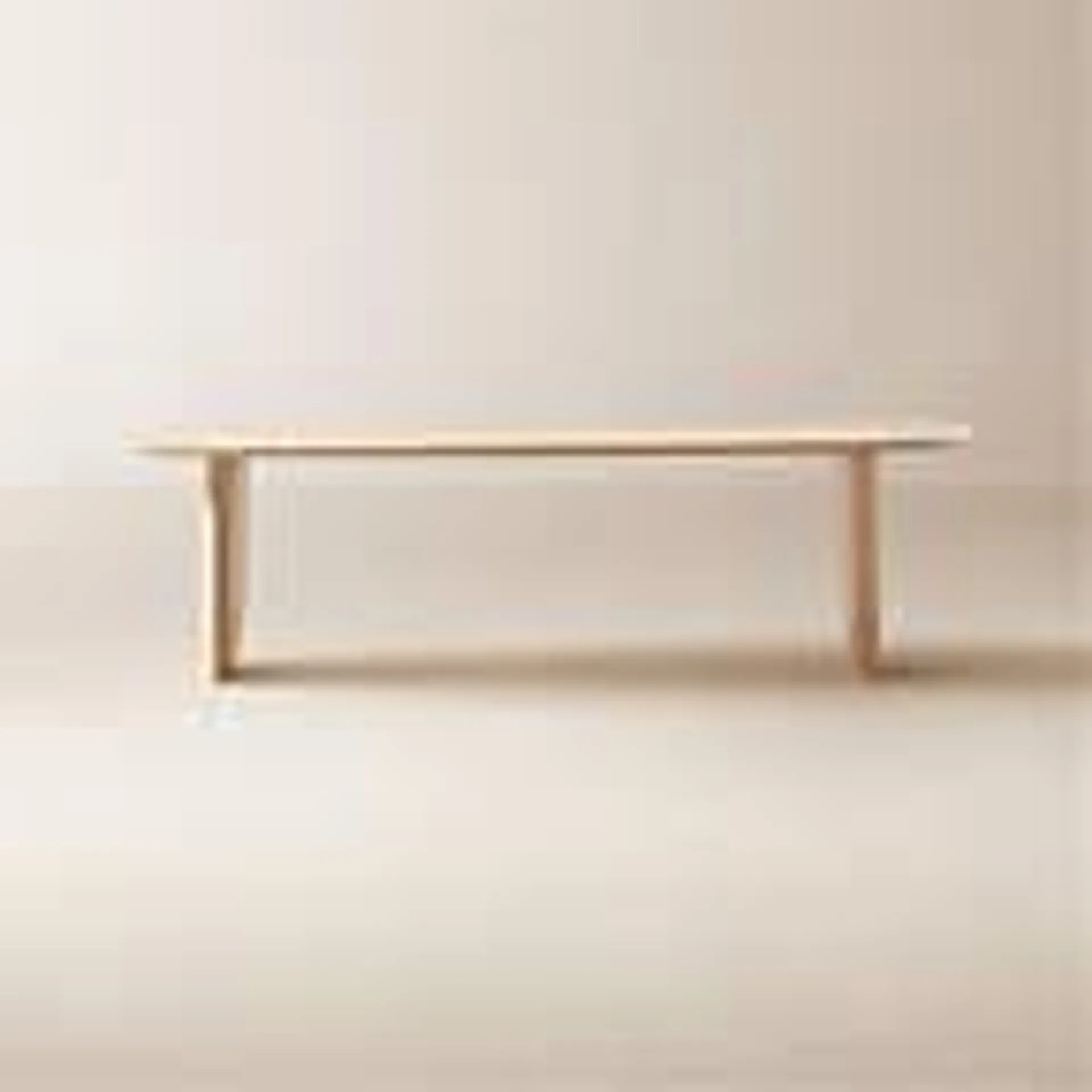 Spigolo 107" Bleached Oak Dining Table by goop