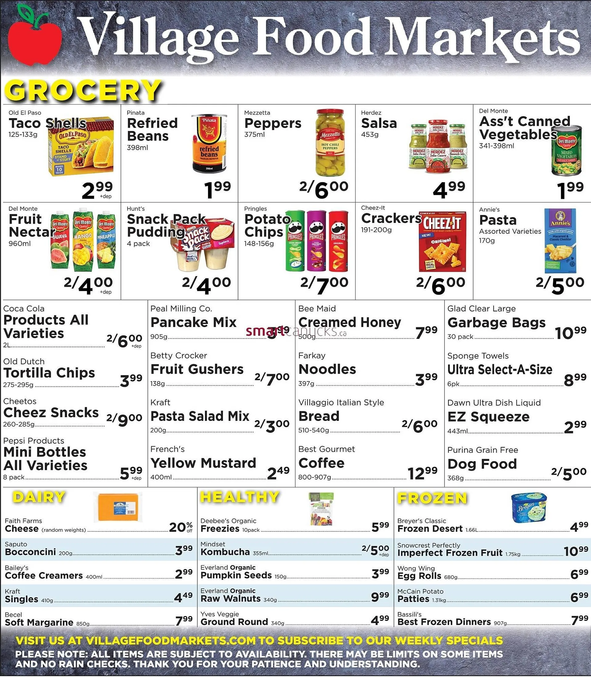 Village Food Markets flyer - 1