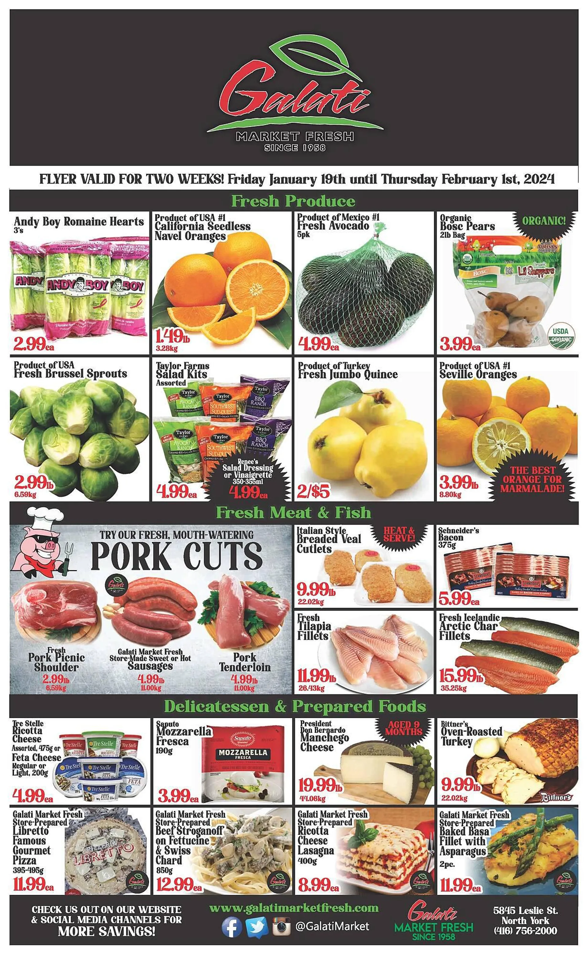 Galati Market Fresh flyer from January 19 to January 25 2024 - flyer page 