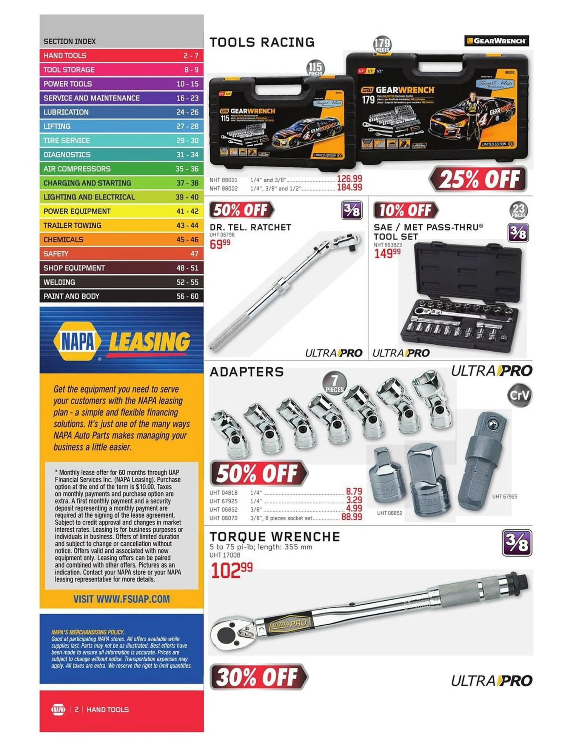 NAPA Auto Parts flyer from January 4 to March 31 2024 - flyer page 2