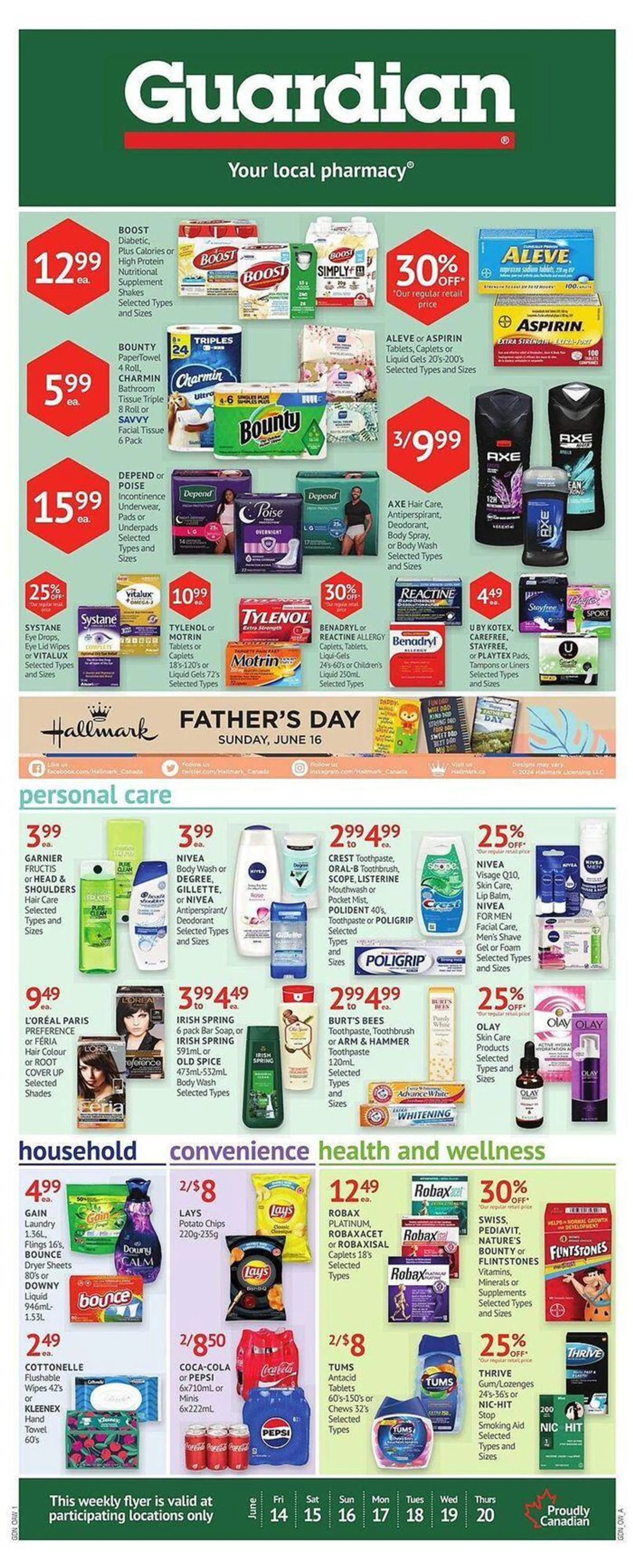 Guardian Pharmacy weekly flyer - 1