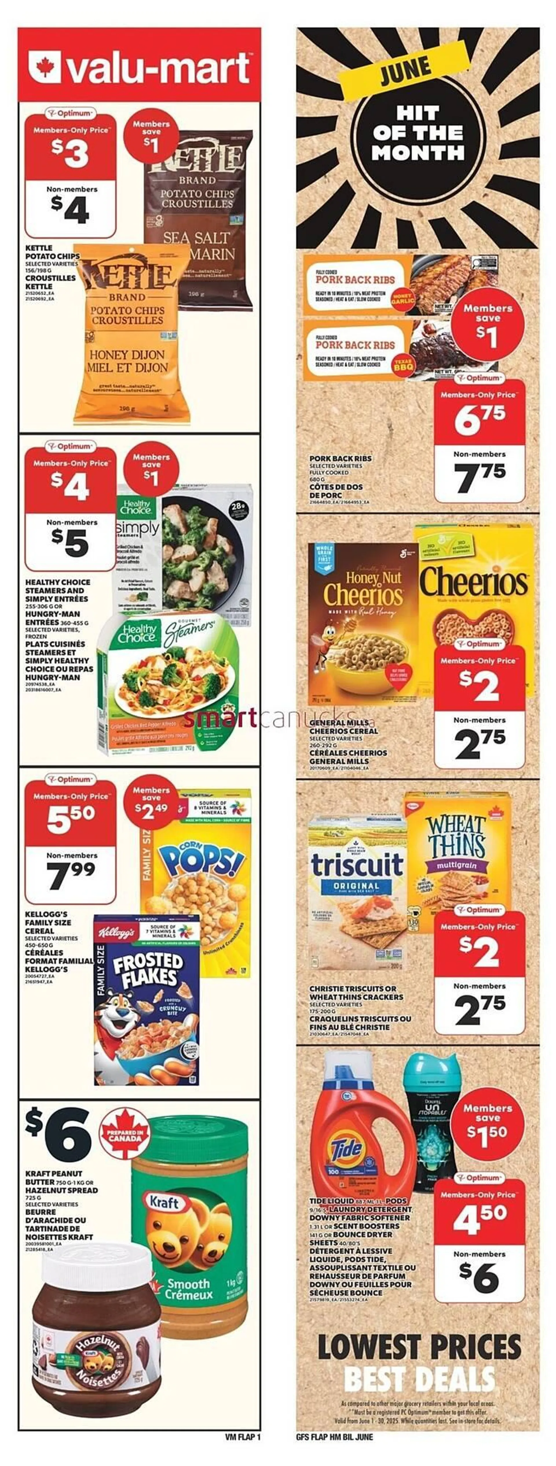 Valu-mart flyer from June 1 to June 30 2025 - flyer page 1