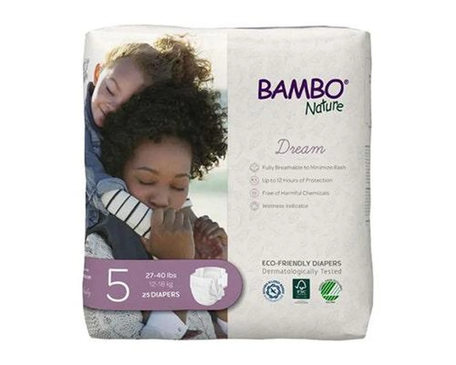 Bambo Nature Baby Diapers Size 5 25 Counts