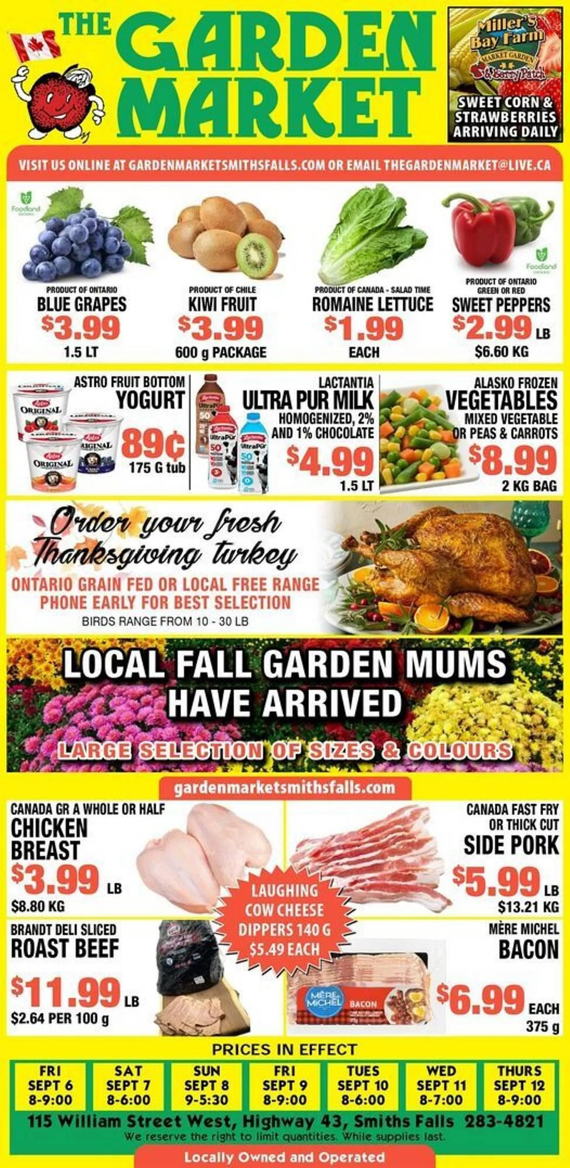 The Garden Market flyer - 1