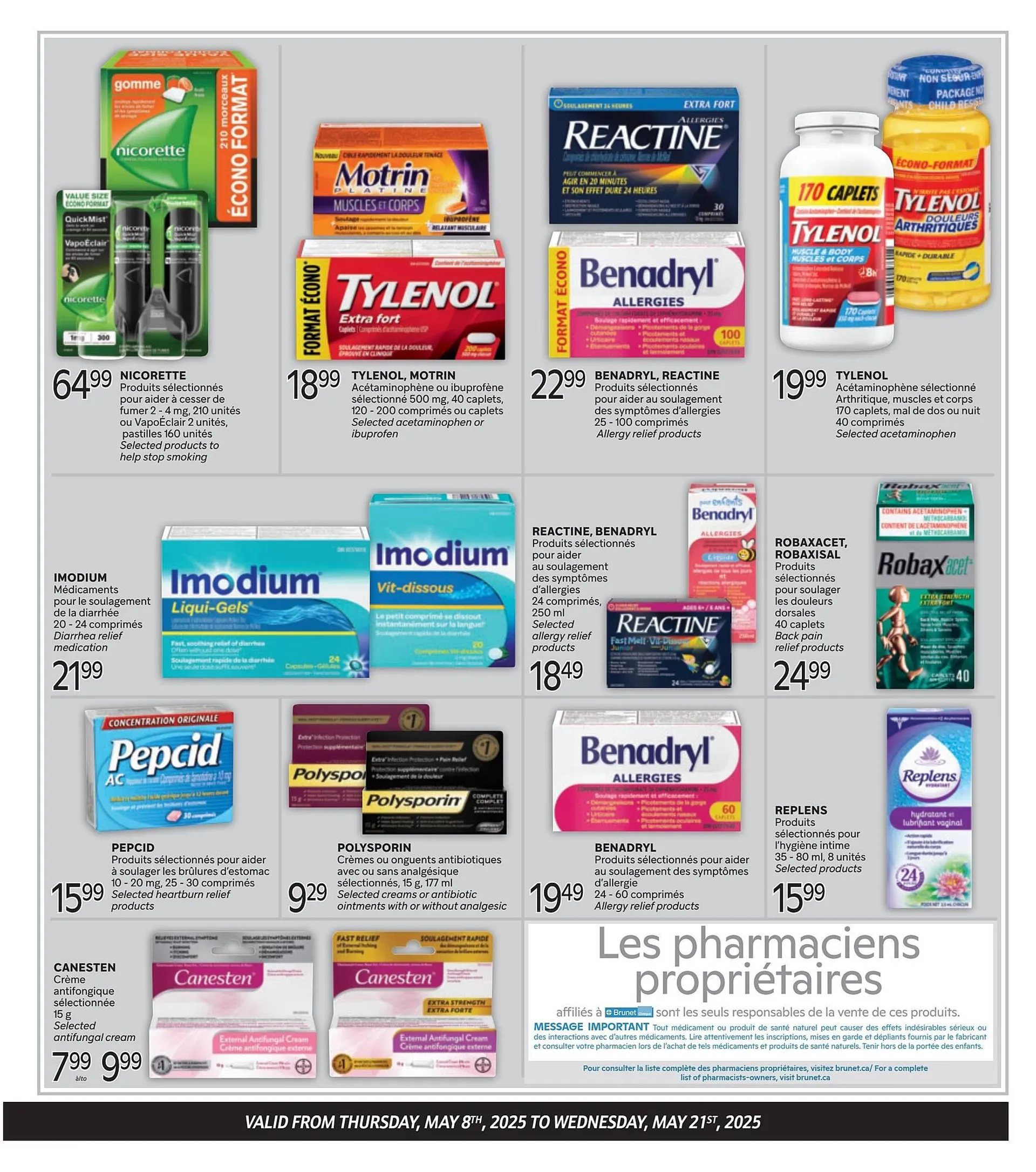Brunet flyer from May 8 to May 21 2025 - flyer page 3