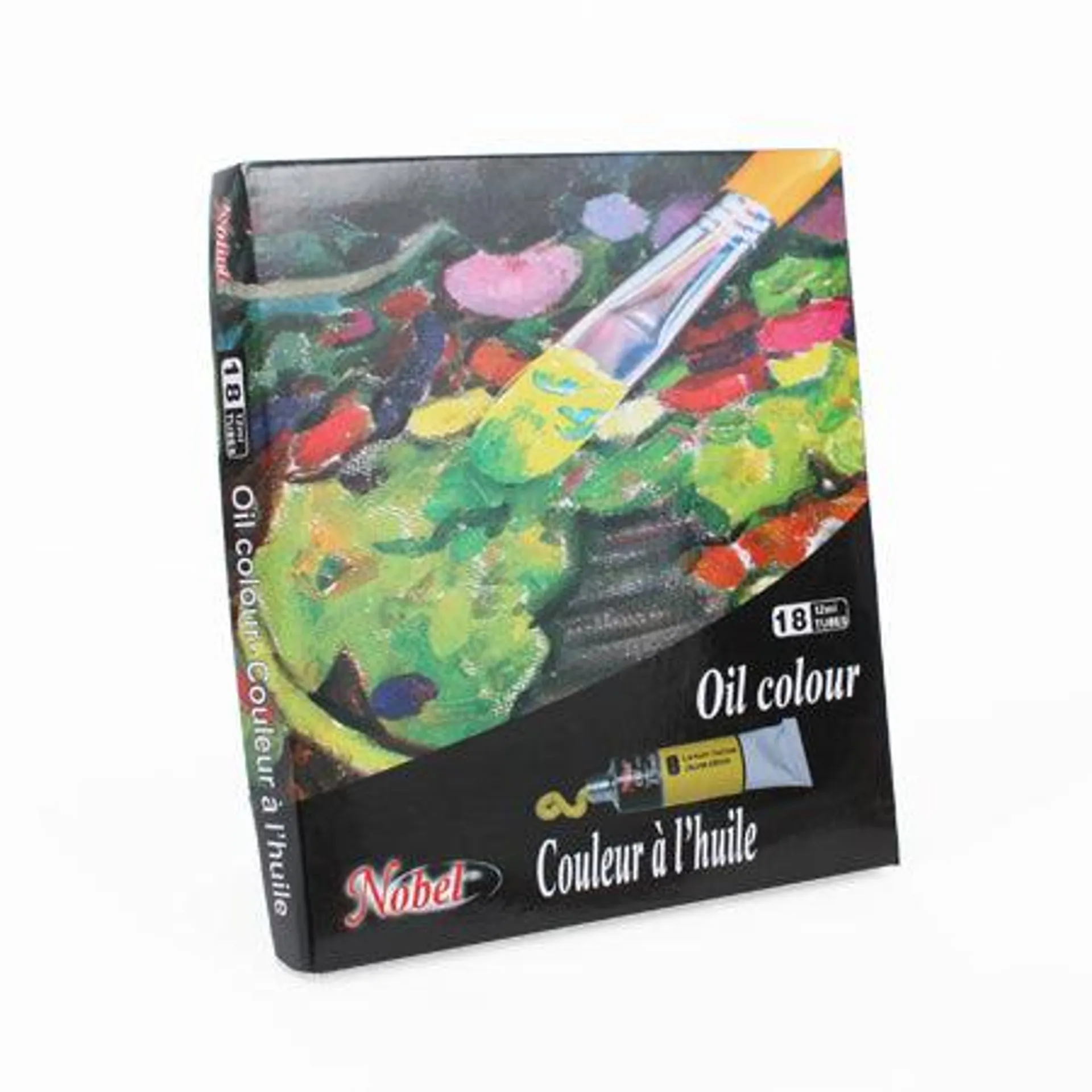 Oil paint set, 18 colours