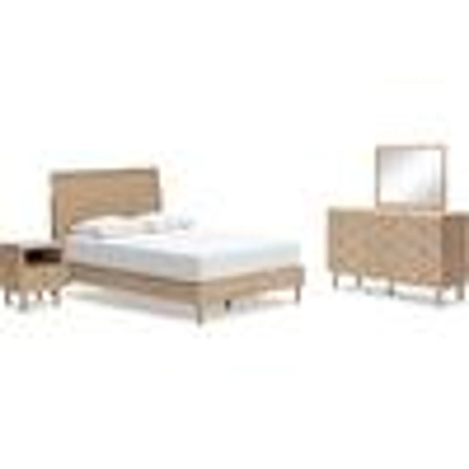 Cielden 6 Piece Platform Bedroom - Two-tone