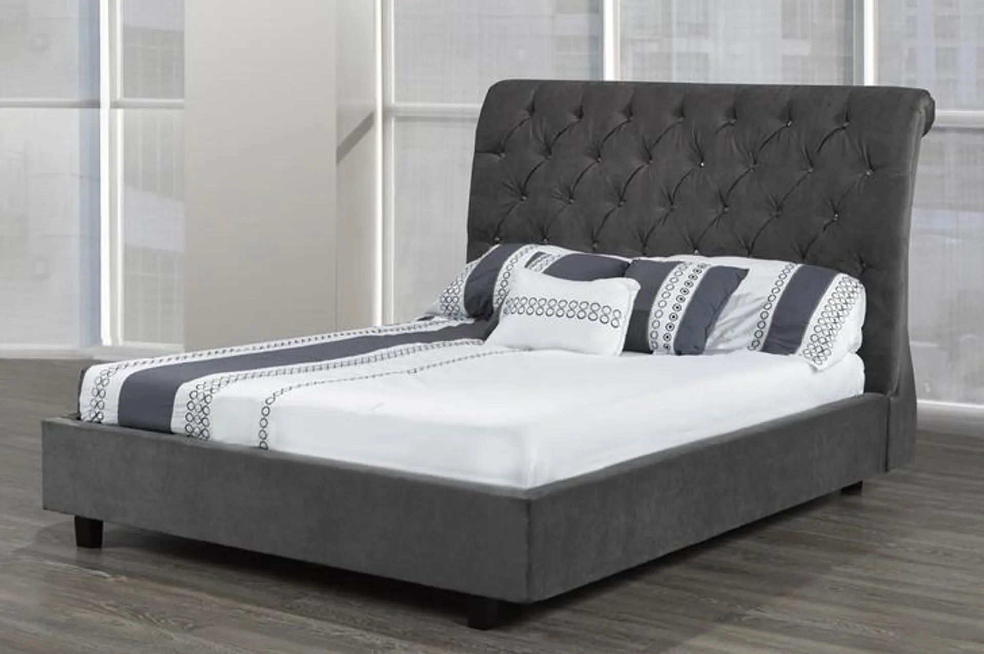 Charlotte Upholstered Platform Bed