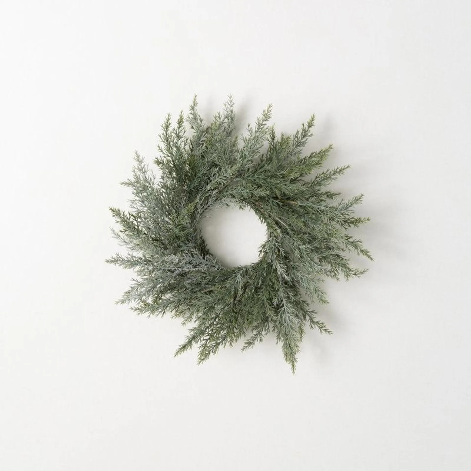 Faux Cedar Wreath