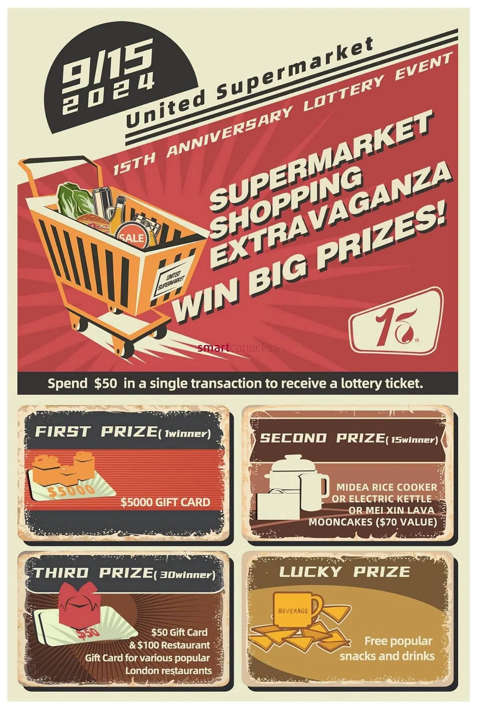 United Supermarket flyer - 1