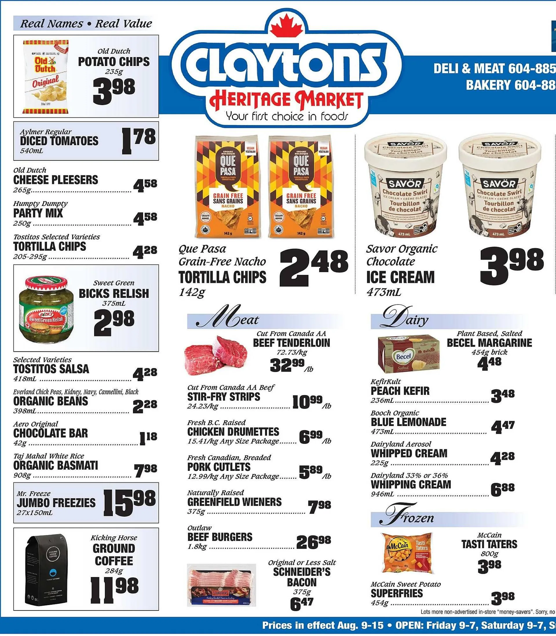 Claytons Heritage Market flyer - 1