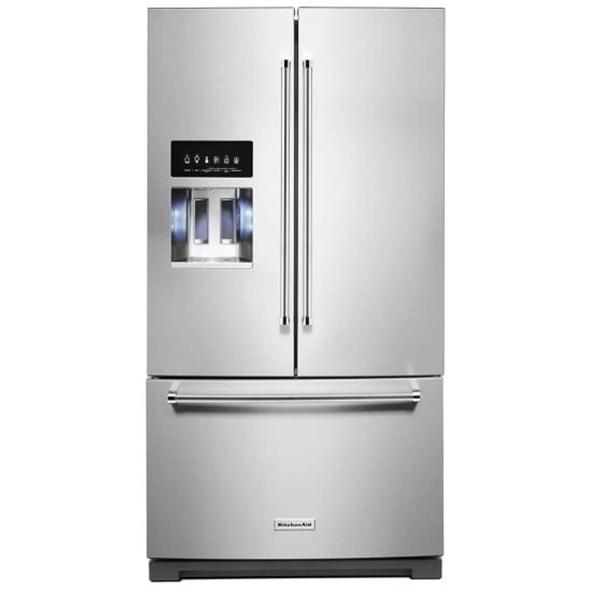 KitchenAid KRFF577KPS French Door Refrigerator, 36 inch Width, 26.8 cu. ft. Capacity, Stainless Steel colour ExtendFresh Temperature Management System