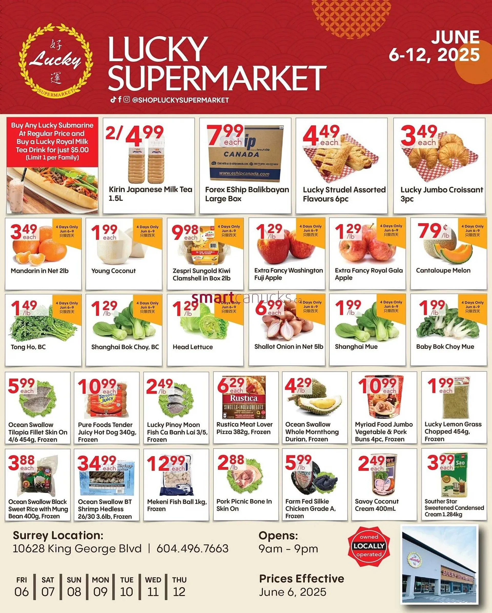 Lucky Supermarket flyer - 1