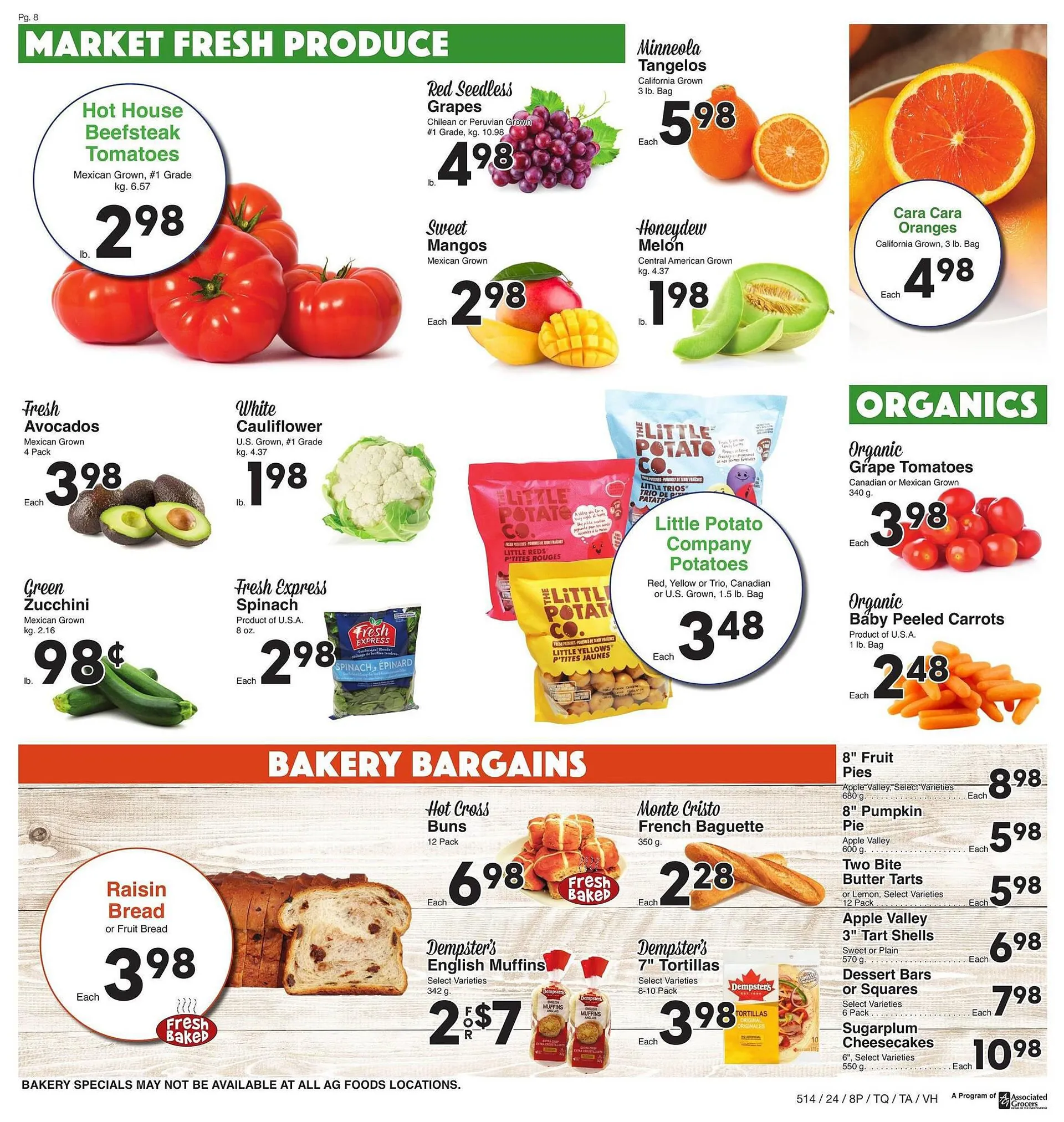 AG Foods flyer from March 29 to April 4 2024 - flyer page 8