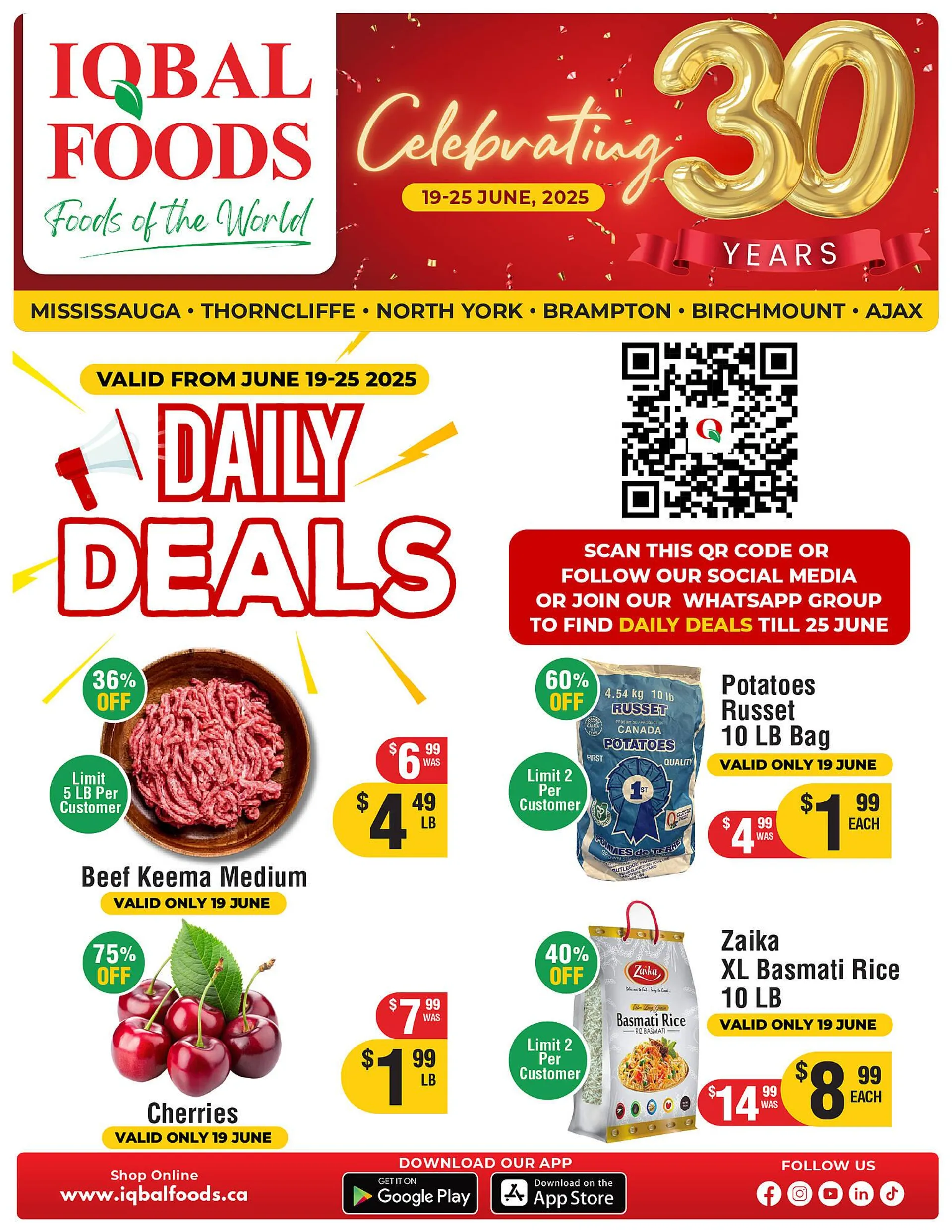 Iqbal Foods flyer from June 19 to June 25 2025 - flyer page 1